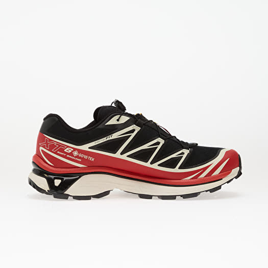Men's shoes Salomon XT-6 GTX Black/ Flame Scarlet/ Vanila