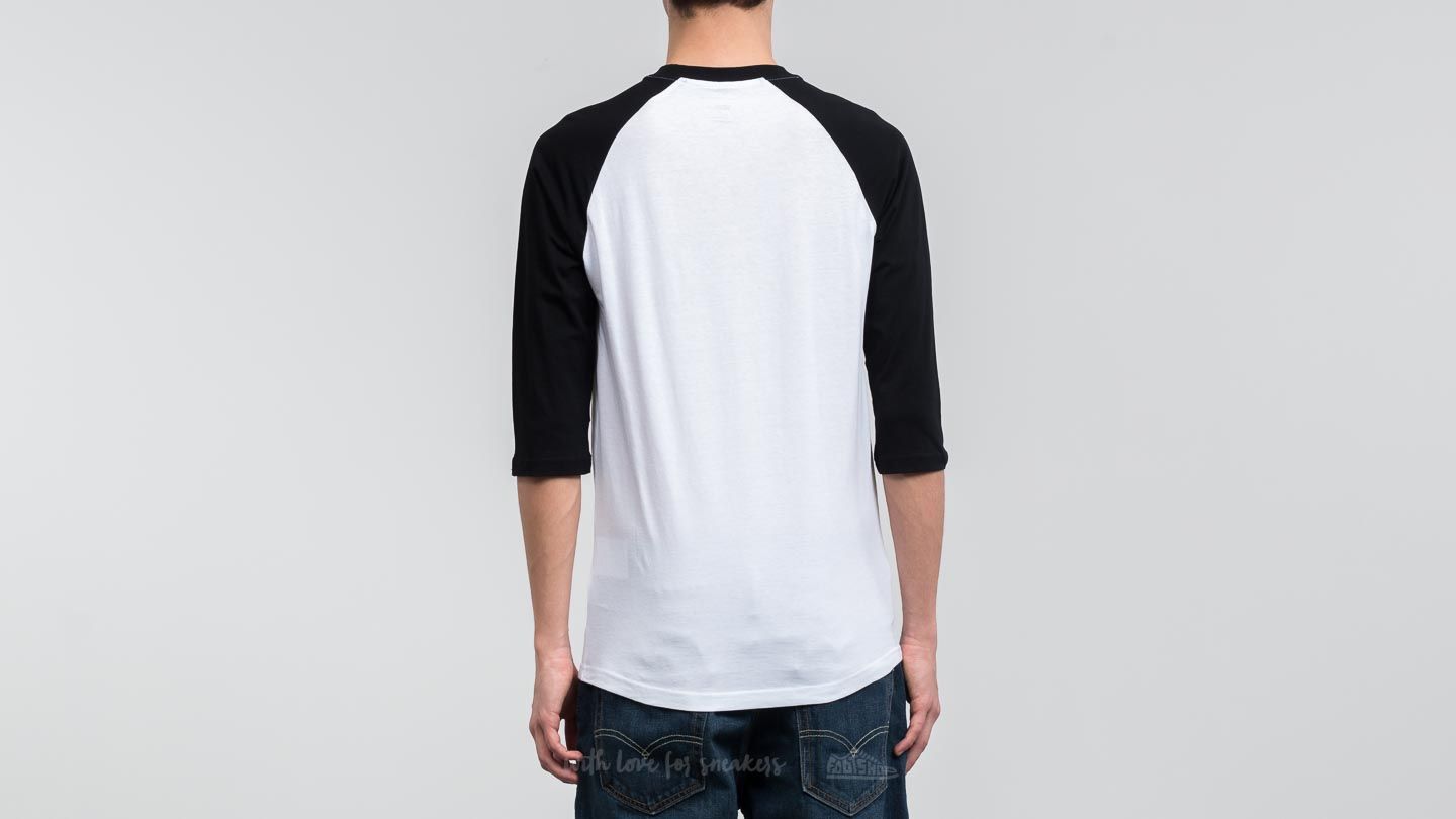 T-skjorter Vans Full Patch Raglan Tee White-Black