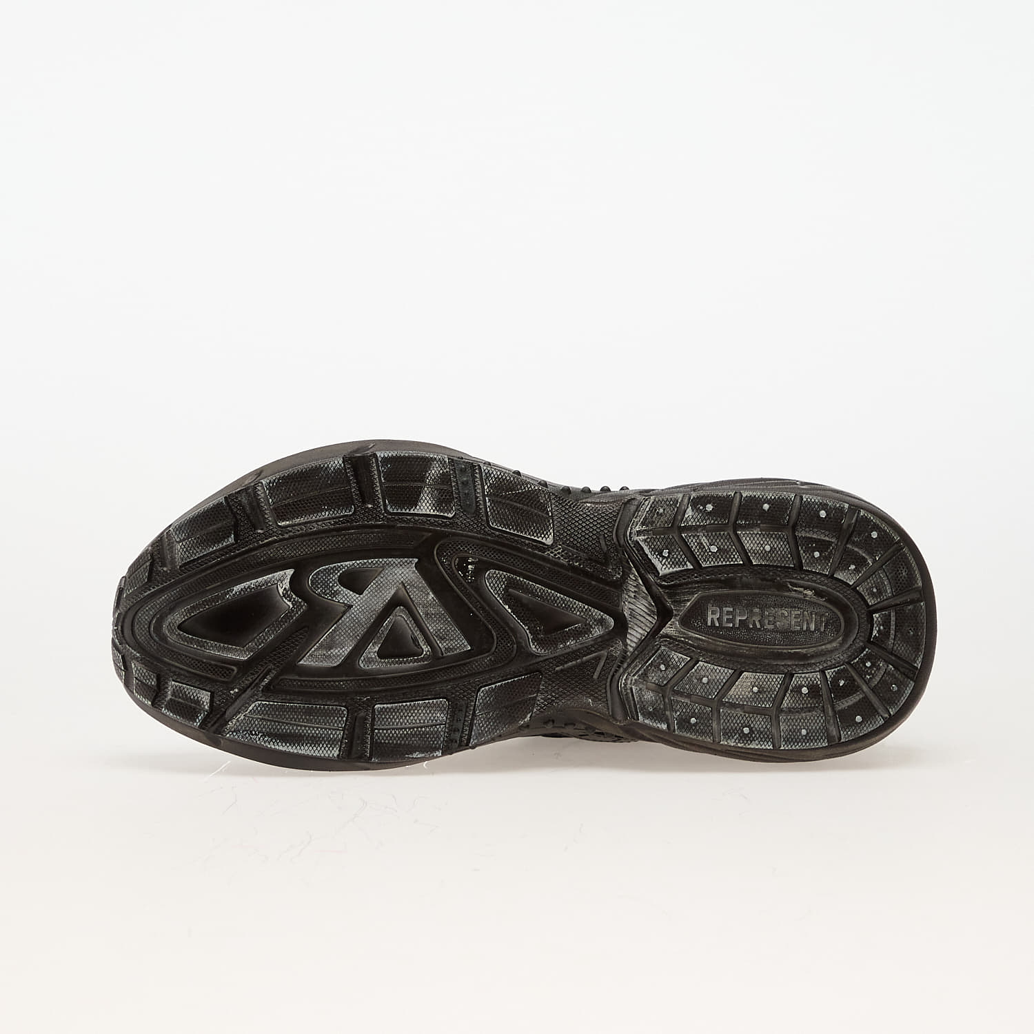 Men's shoes REPRESENT Storm Runner - Dip Dye Off Black