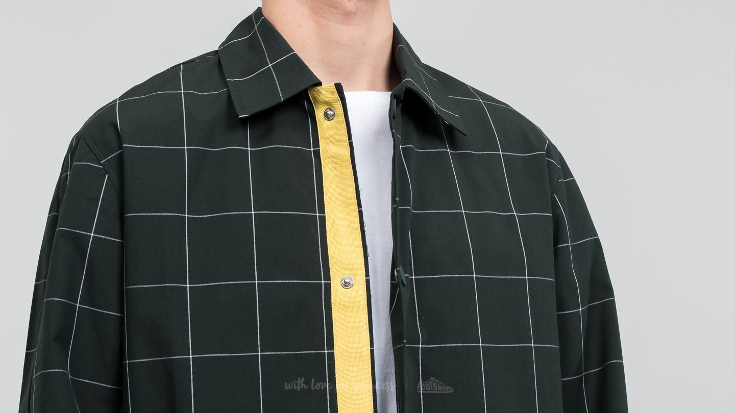 Jackets and Coats WOOD WOOD Arsenal Jacket Dark Green Check Footshop