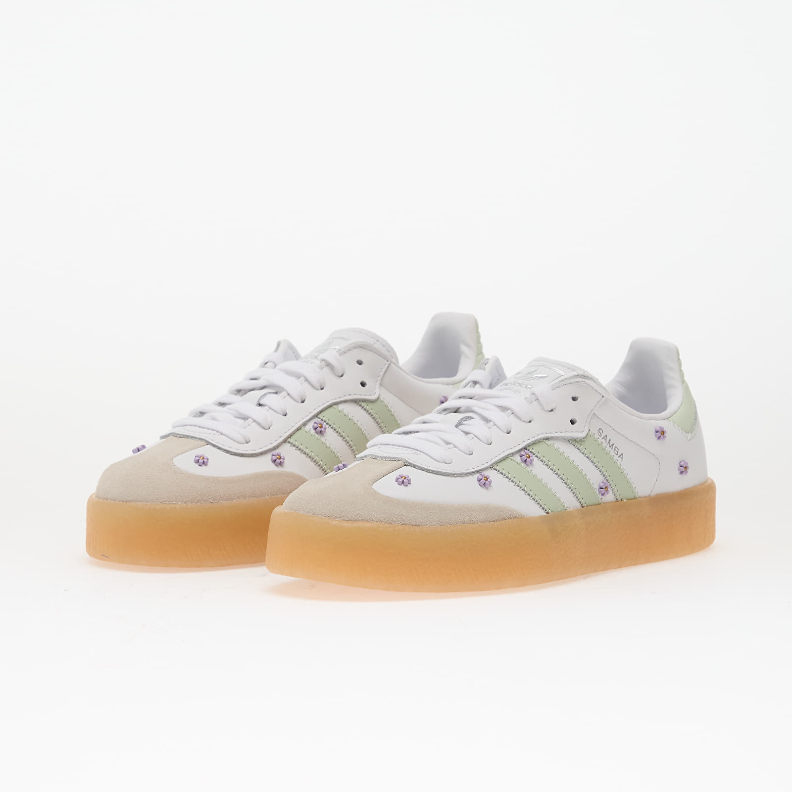 Moteriška avalynė adidas Sambae W Ftw White/ Linen Green/ Gum