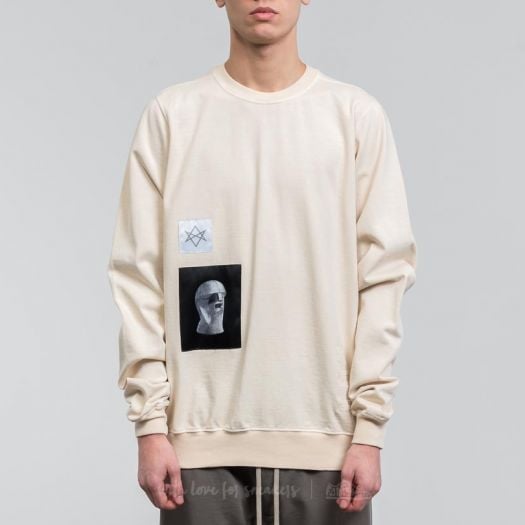 T shirts Rick Owens DRKSHDW Crewneck Sweat T Shirt Natural Footshop