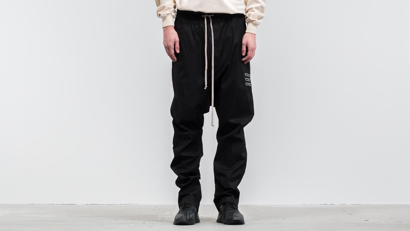 Kelnės Rick Owens DRKSHDW Drawstring Long Pants Black