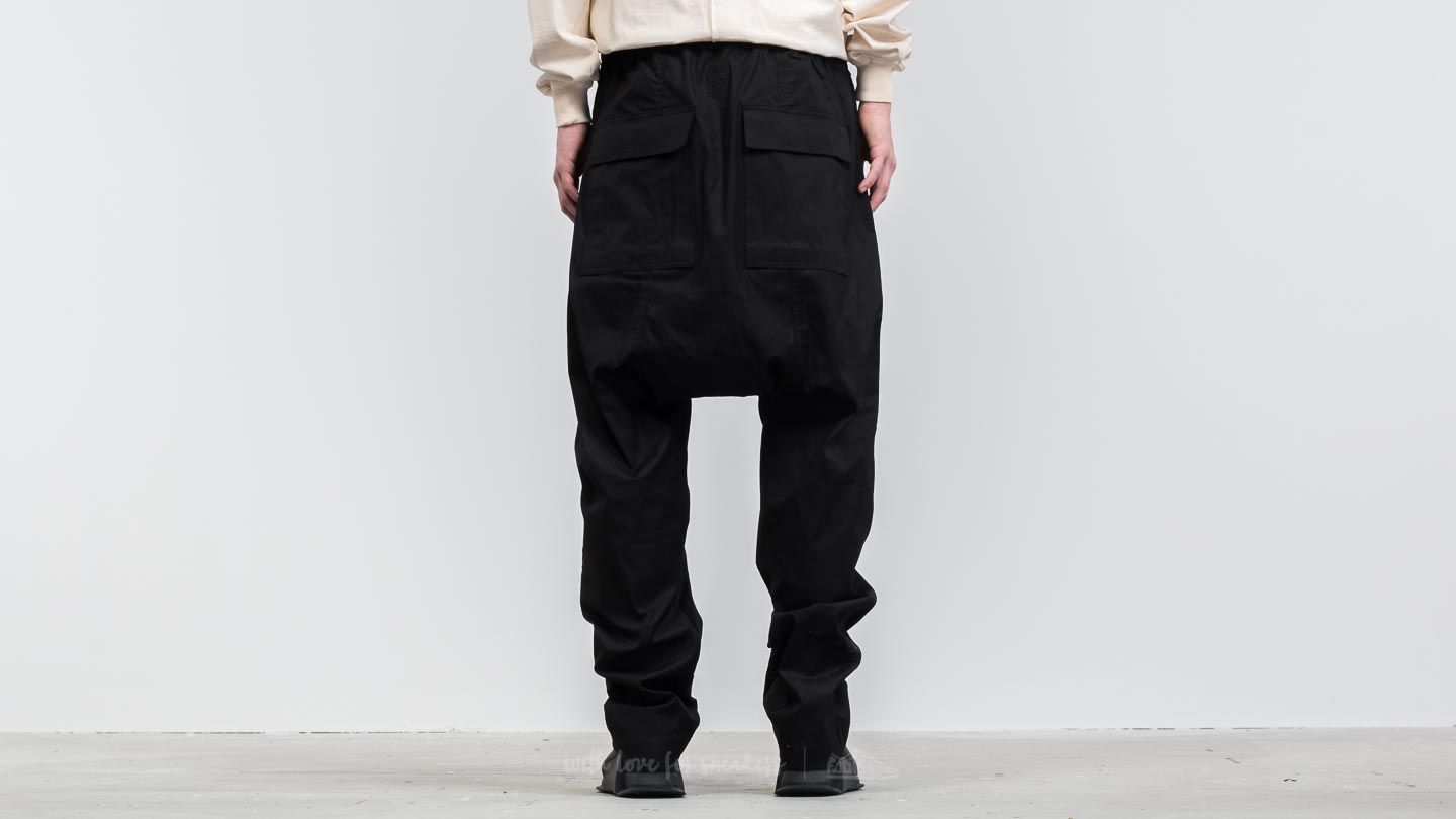 Kelnės Rick Owens DRKSHDW Drawstring Long Pants Black