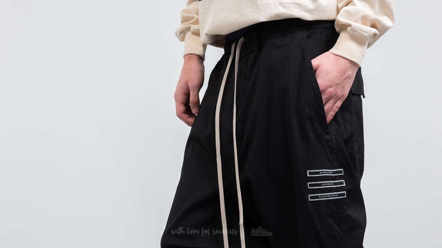 Kelnės Rick Owens DRKSHDW Drawstring Long Pants Black