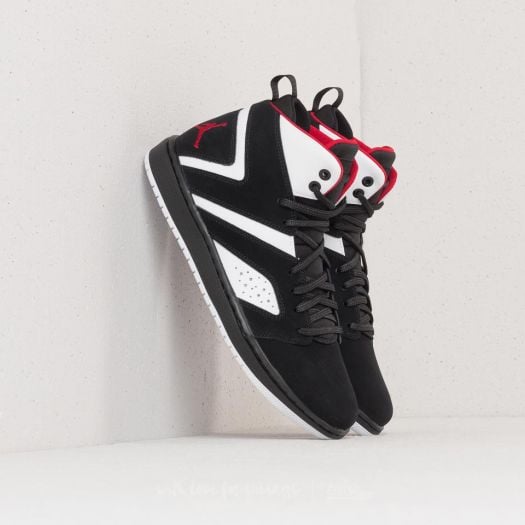 Nike air jordan flight legend black red white 2025