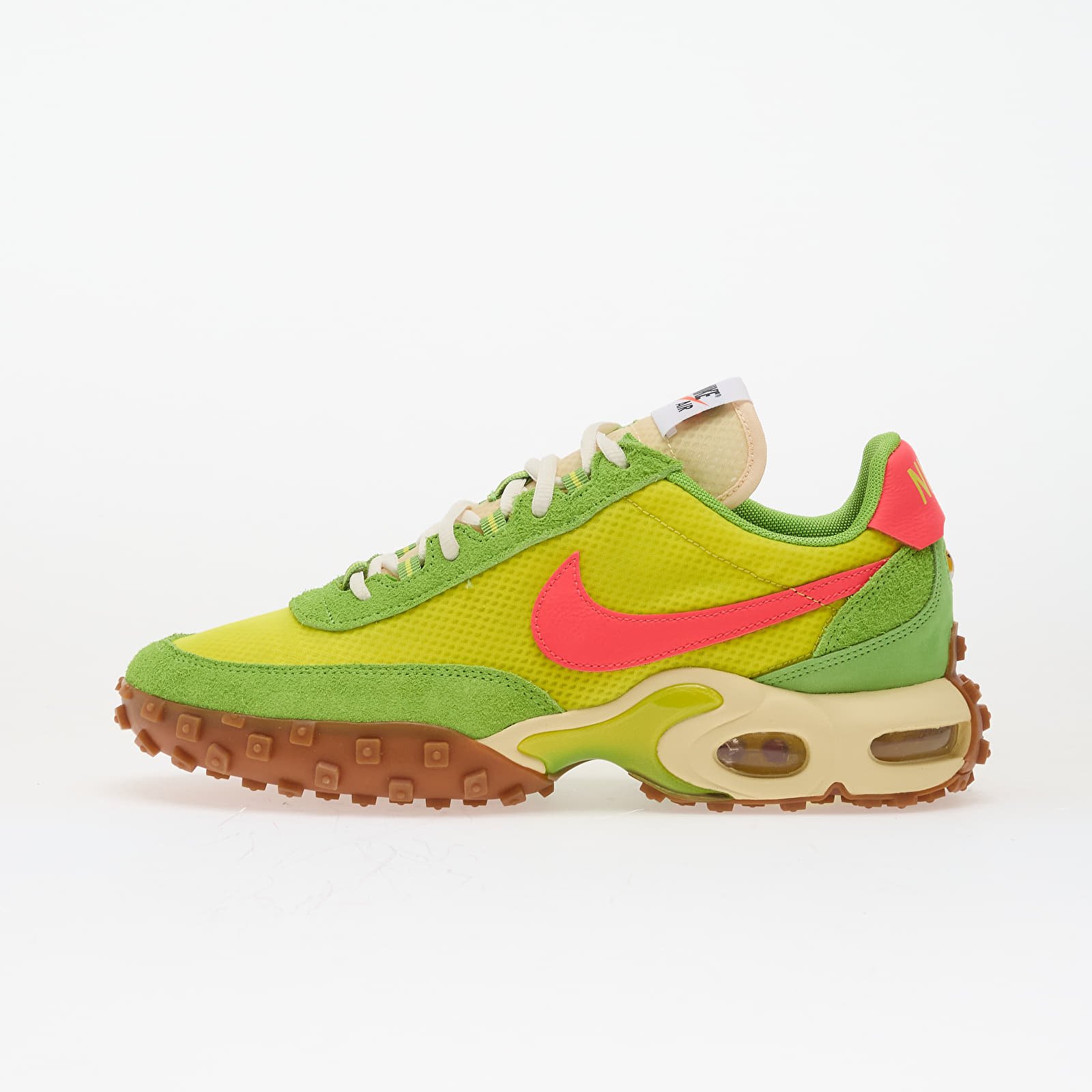 Sko til mænd Nike Air Max Waffle Sp 2 Electrolime/ Flash Crimson-Gum Med Brown