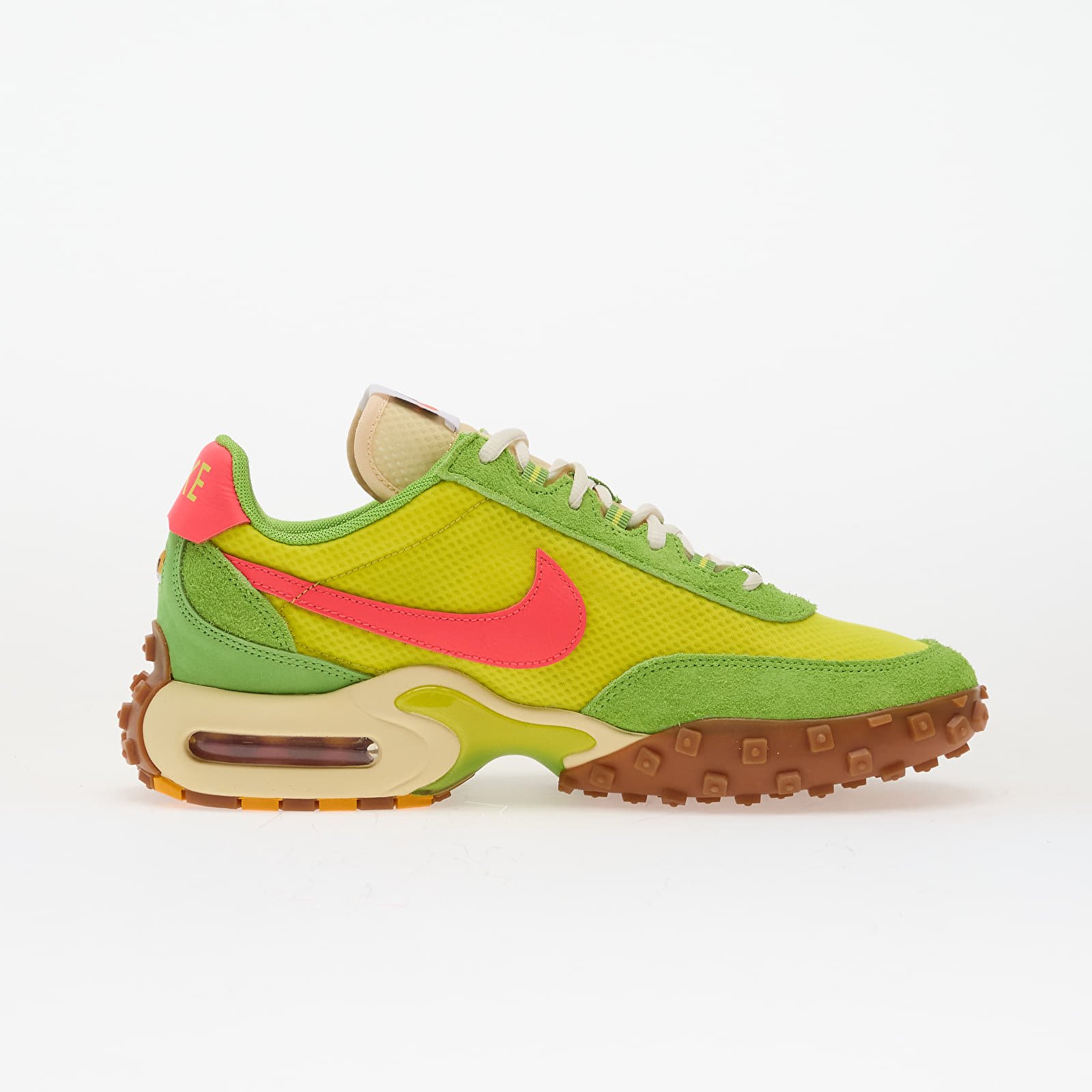 Sko til mænd Nike Air Max Waffle Sp 2 Electrolime/ Flash Crimson-Gum Med Brown
