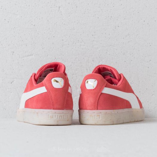 Puma suede shop femme corail