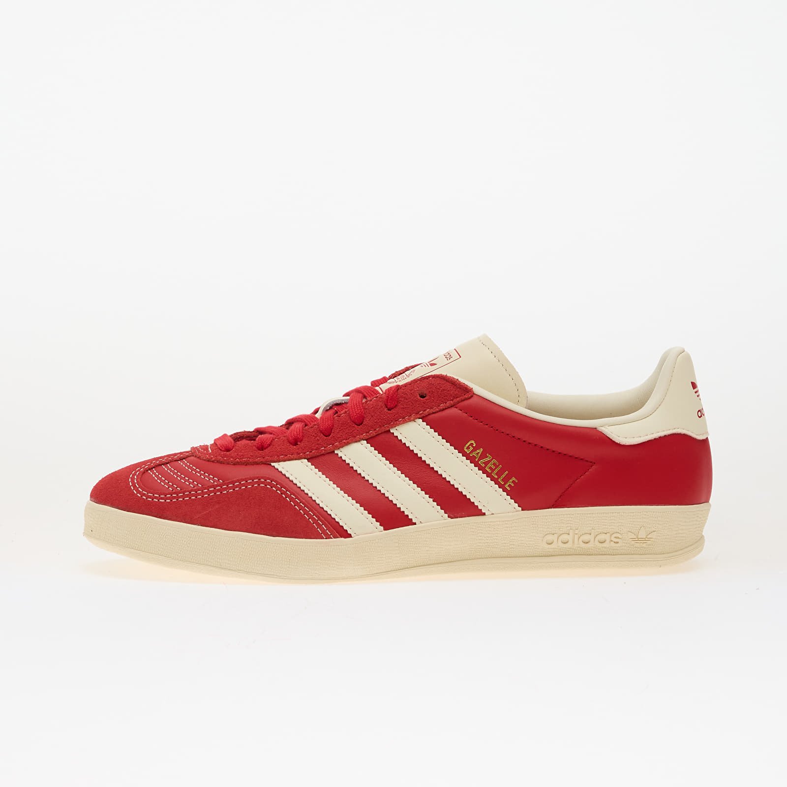 Vyriška avalynė adidas Gazelle Indoor Better Scarlet/ Crew White/ Gold Metallic