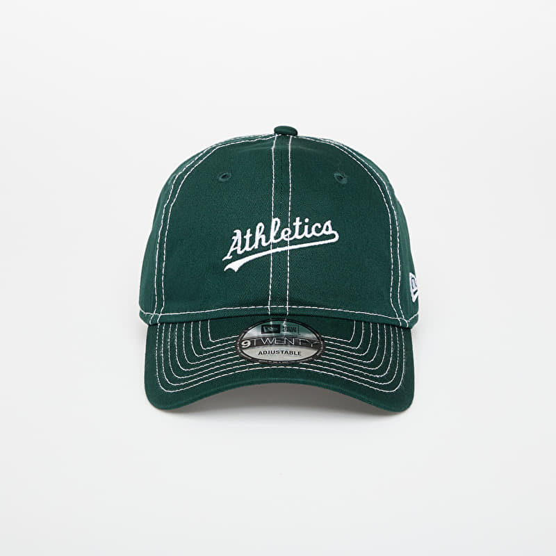 New Era Oakland Athletics 9TWENTY Contrast Stitch Dark Green/ White