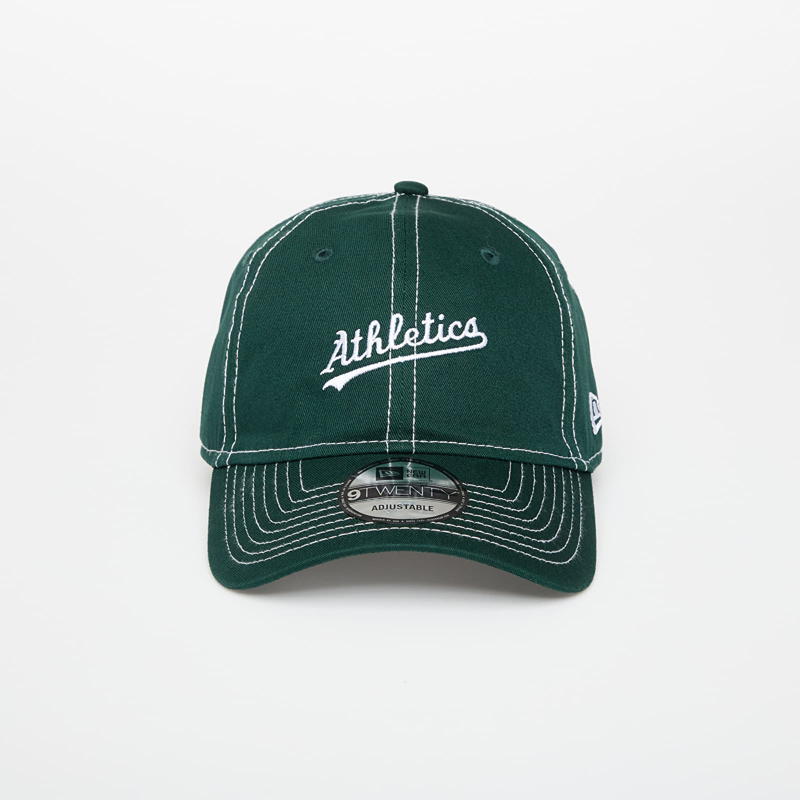 Kepurės New Era Oakland Athletics 9TWENTY Contrast Stitch Dark Green/ White