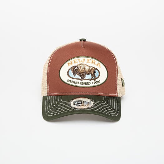 Cap New Era 9FORTY Af Trucker Animal Patch Dark Seaweed/ Dau
