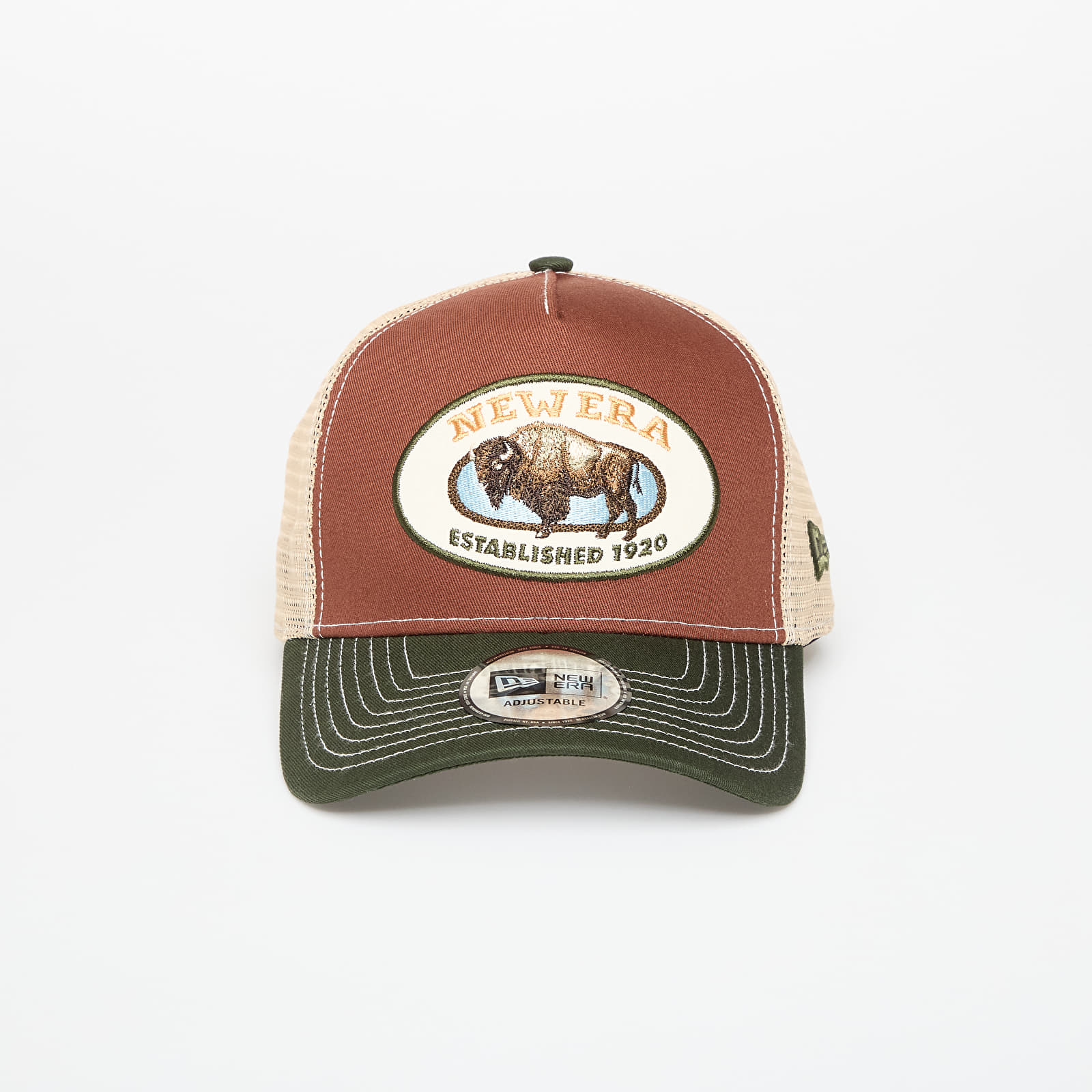 Caps New Era 9FORTY Af Trucker Animal Patch Dark Seaweed/ Dau