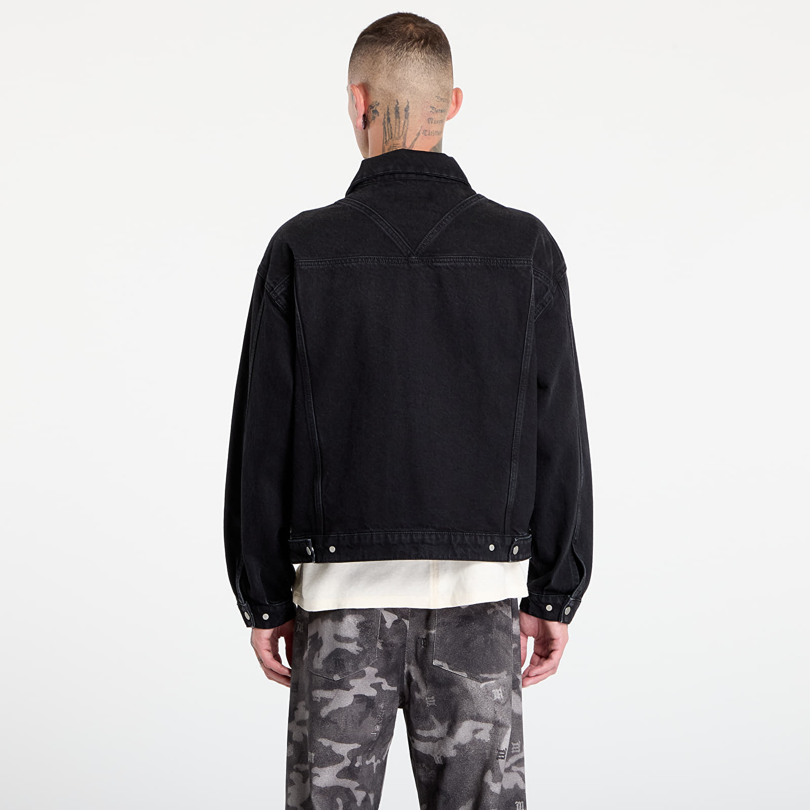 Kabátok REPRESENT R4 Denim Jacket Black