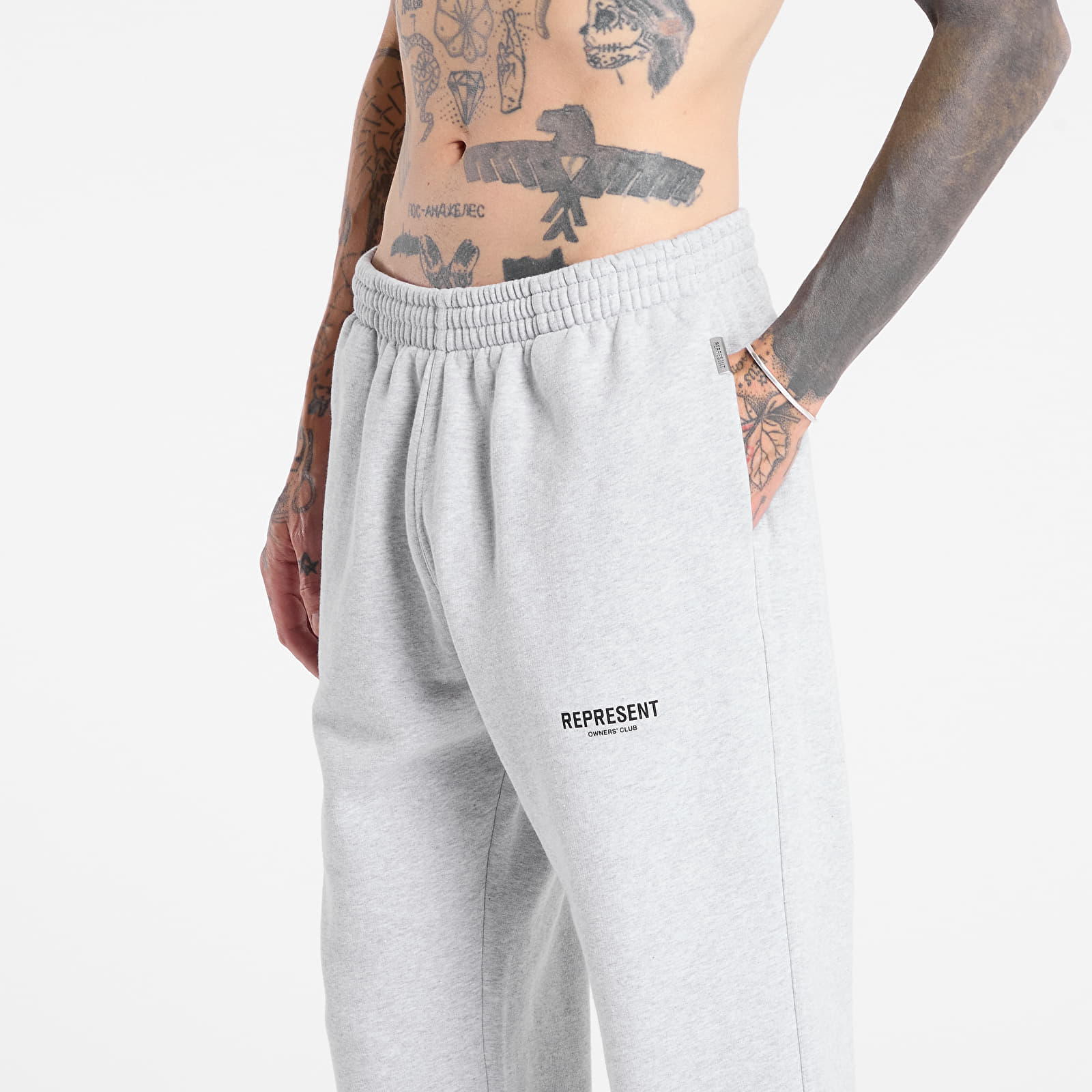 Jogger kelnės REPRESENT Owners Club Sweatpant Ash Grey/ Black