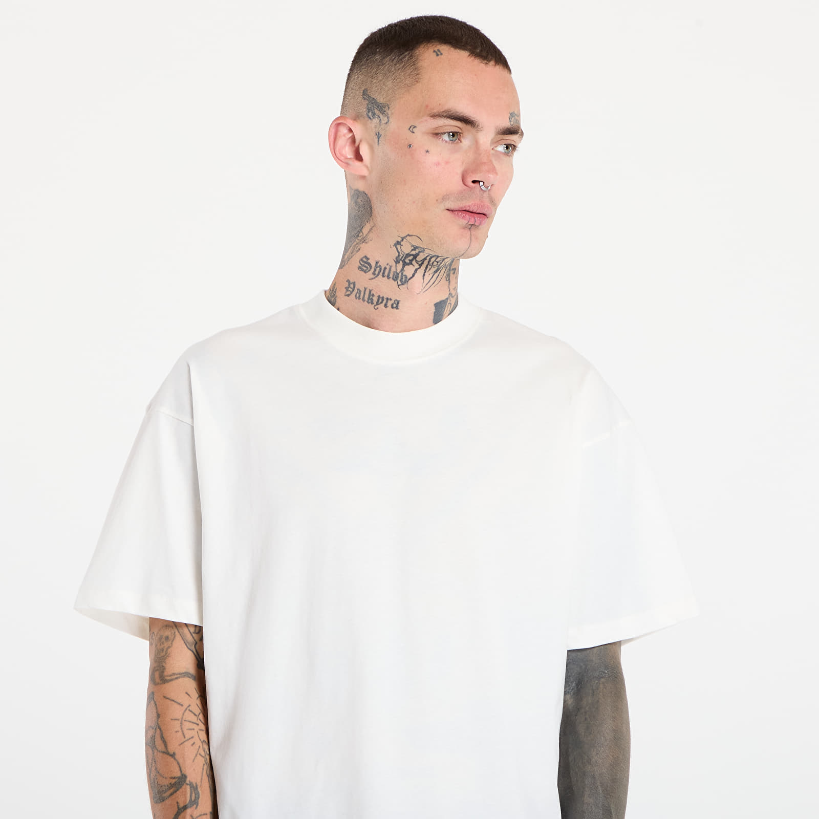 Marškinėliai REPRESENT Initial Oversized T-Shirt Flat White