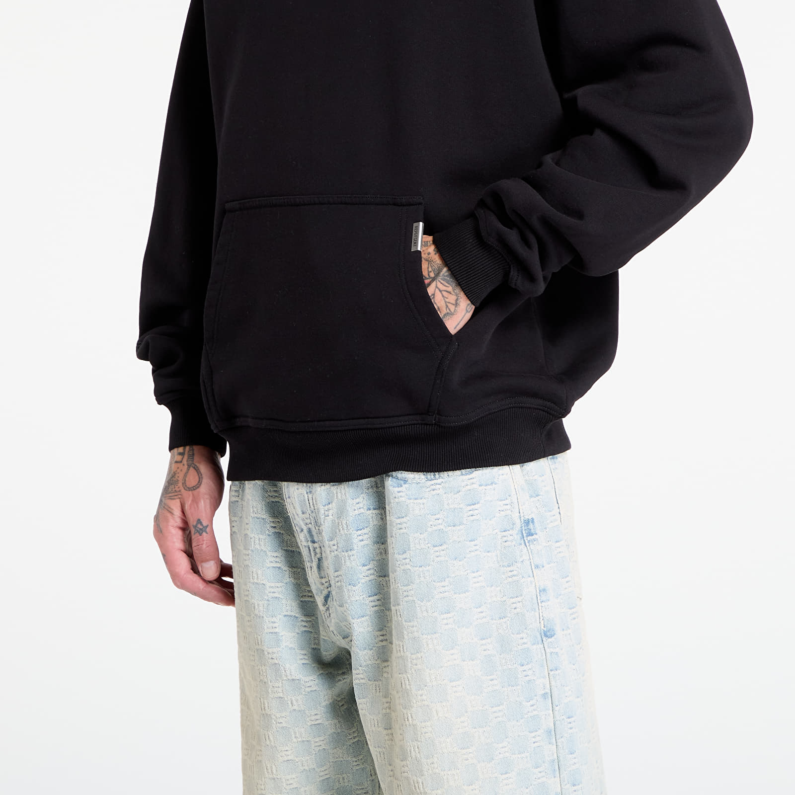 Mikinas ar kapuci un sporta krekli REPRESENT Represent Owners Club Script Hoodie Black