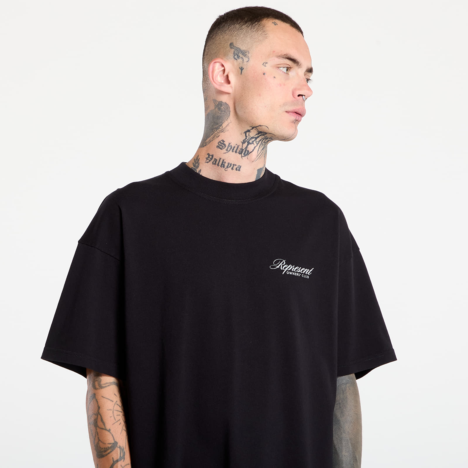 Marškinėliai REPRESENT Represent Owners Club Script T-Shirt Black