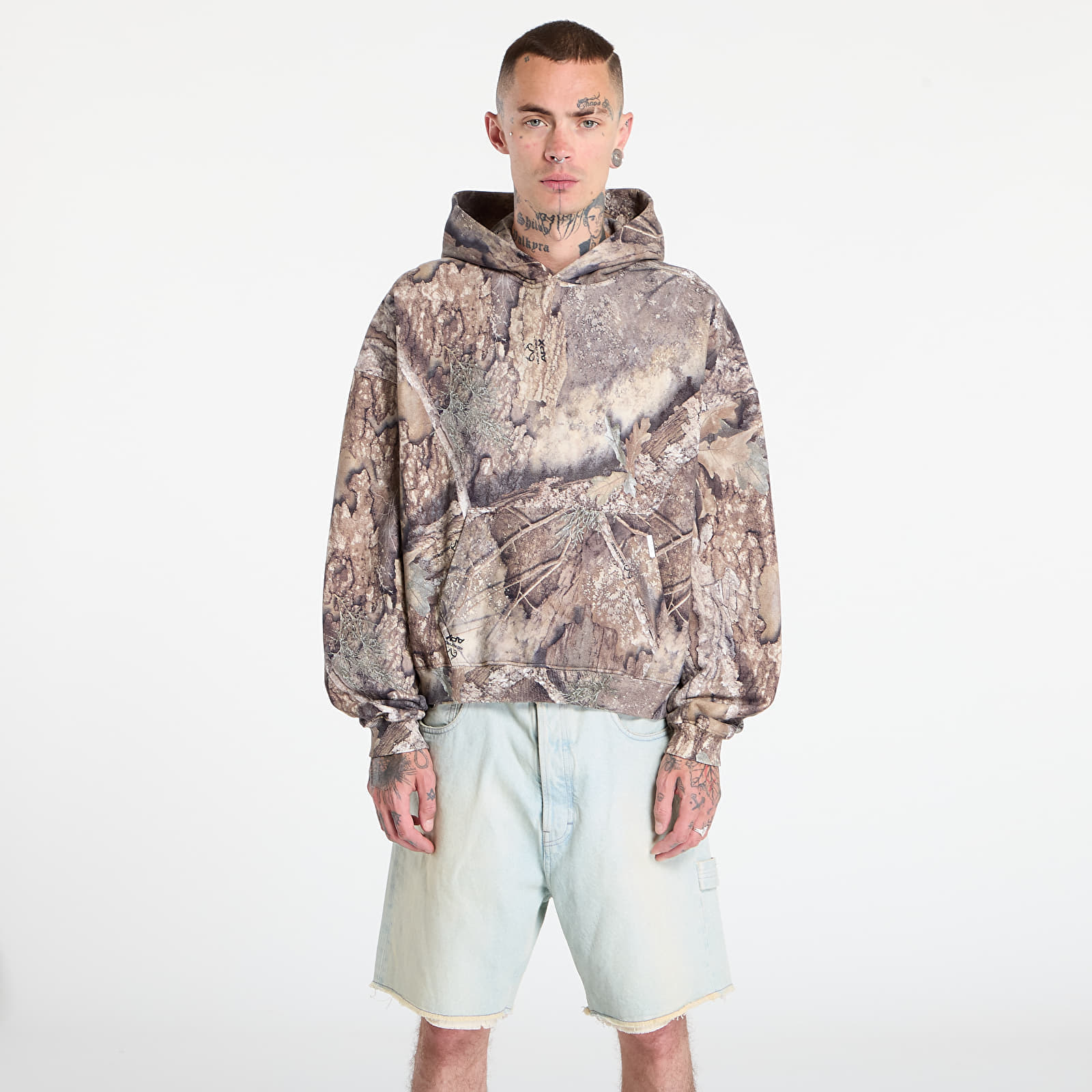 Mikina REPRESENT Real Tree Camo Hoodie Camo L