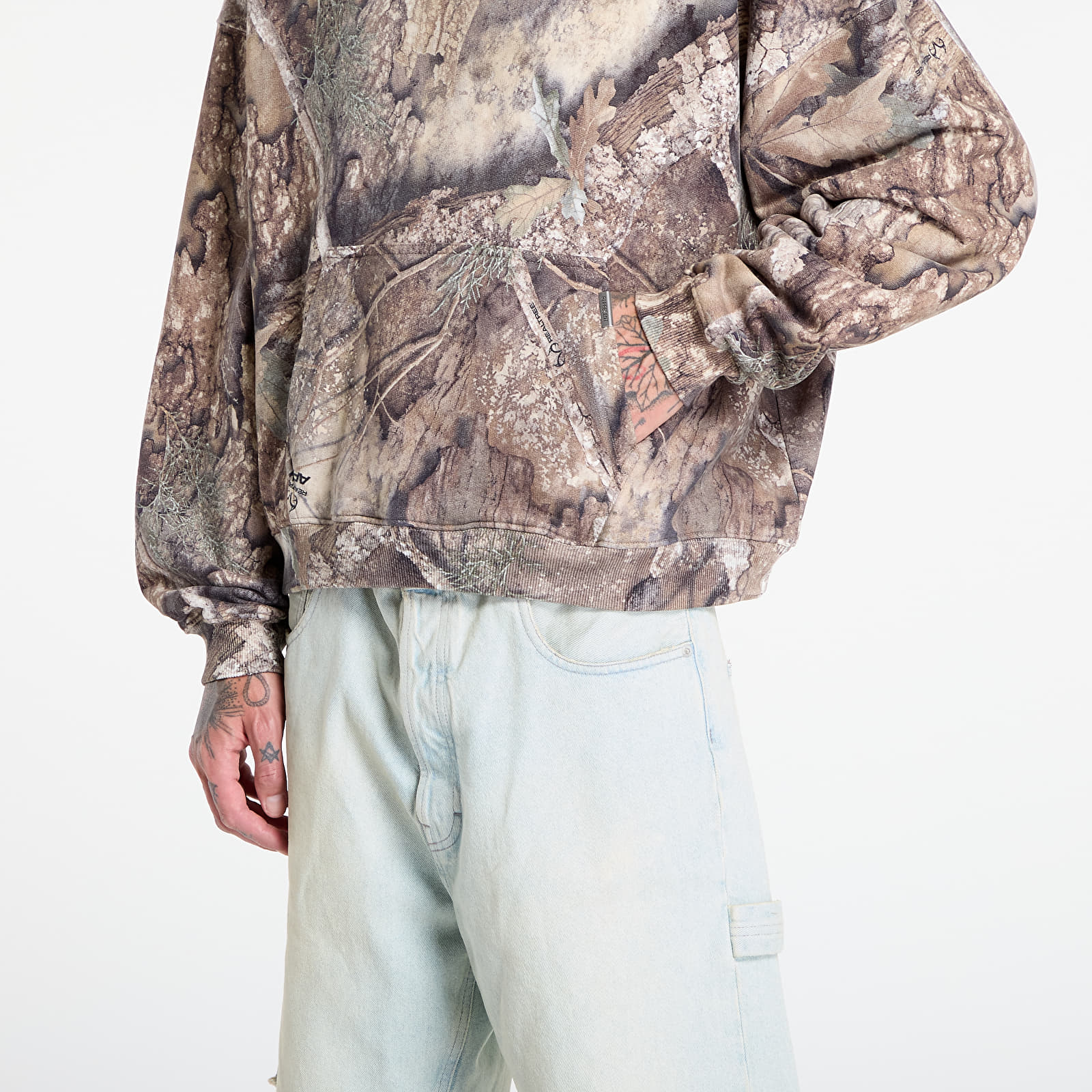 Džemperiai su gobtuvais ir džemperiai REPRESENT Real Tree Camo Hoodie Camo