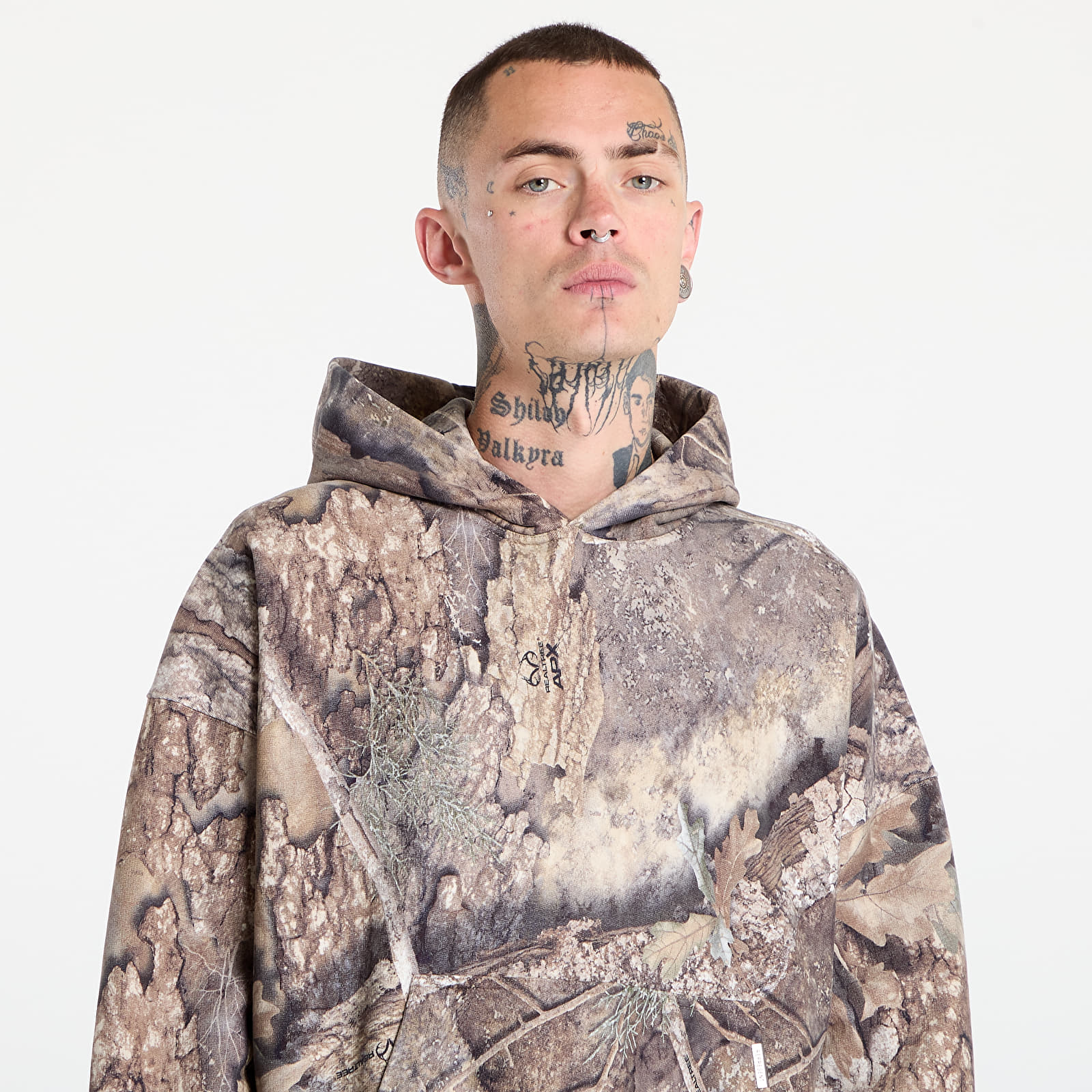 Džemperiai su gobtuvais ir džemperiai REPRESENT Real Tree Camo Hoodie Camo