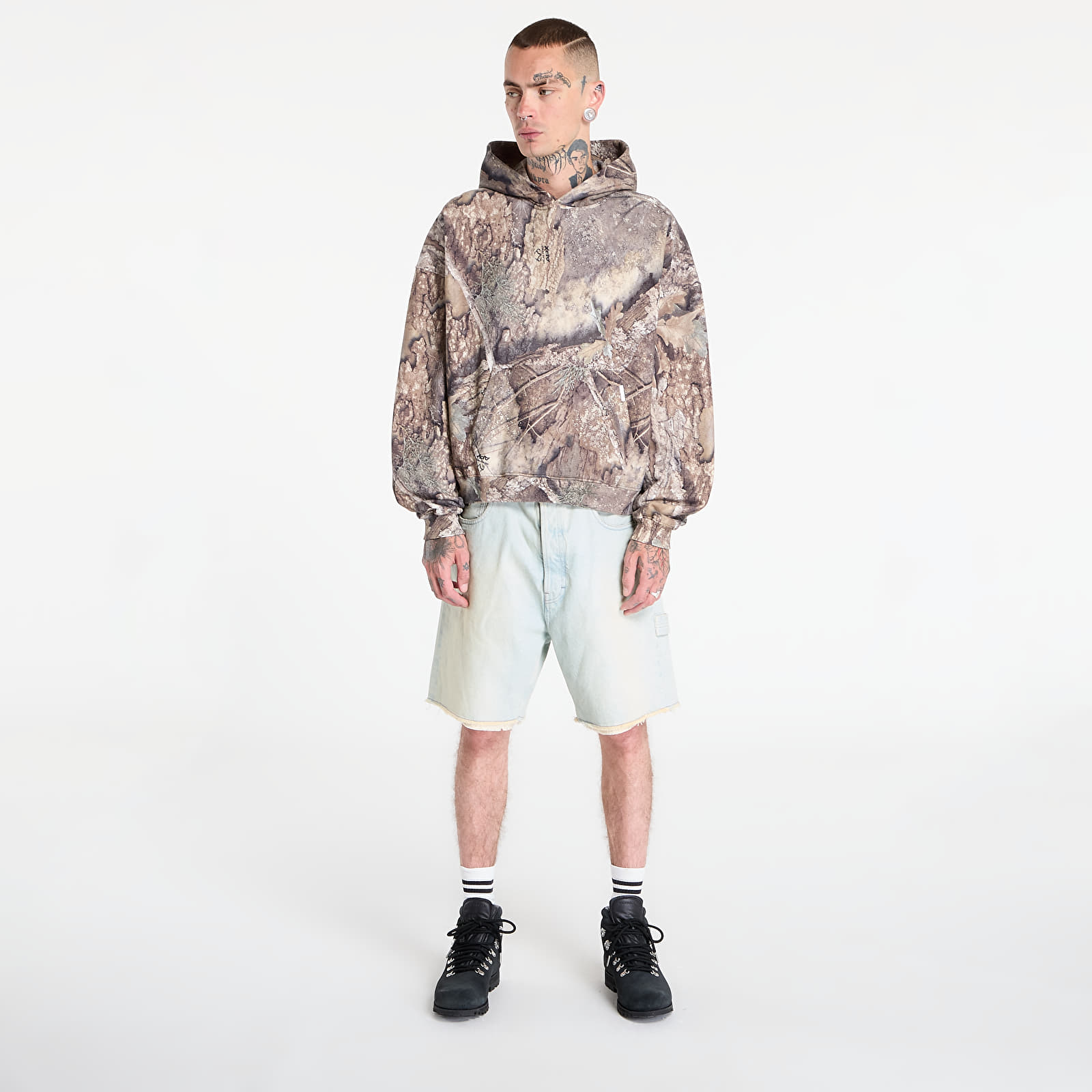 Džemperiai su gobtuvais ir džemperiai REPRESENT Real Tree Camo Hoodie Camo