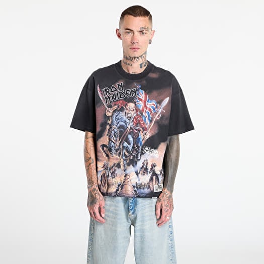 T-shirt REPRESENT x Iron Maiden Steed T-Shirt Stained Black