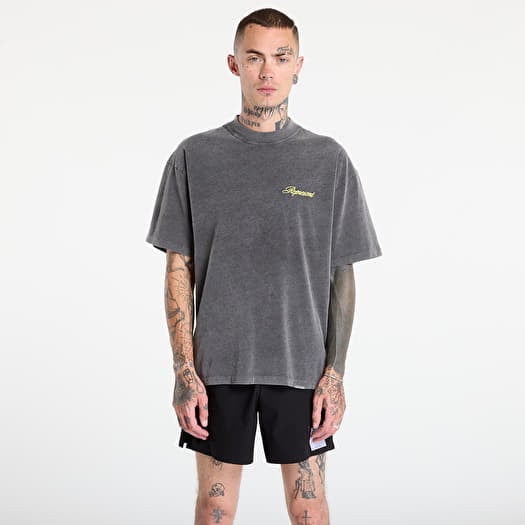 Marškinėliai REPRESENT Script Logo T-Shirt Vintage Grey