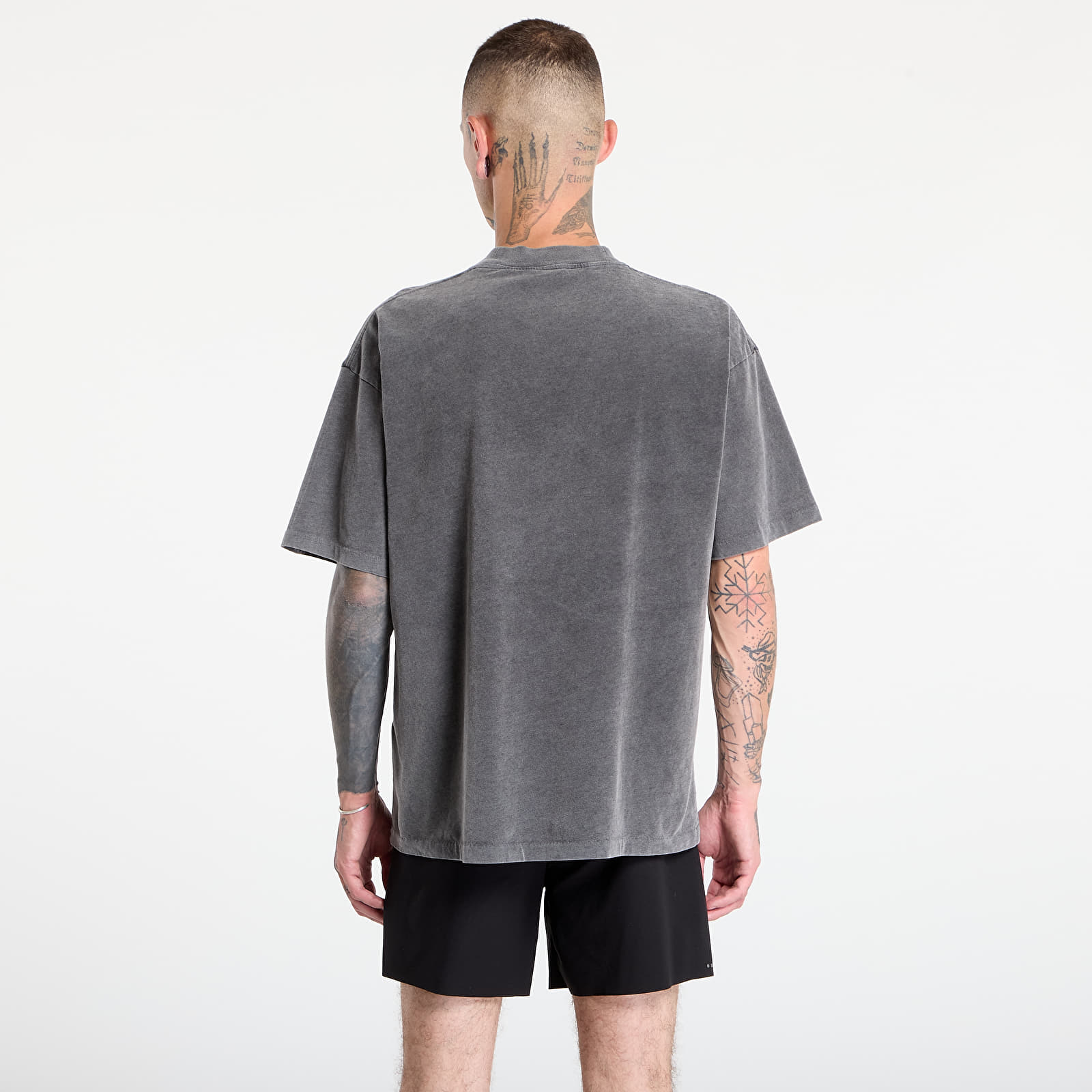 Marškinėliai REPRESENT Script Logo T-Shirt Vintage Grey