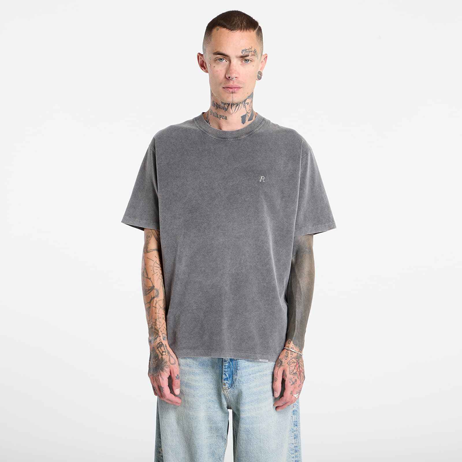 Marškinėliai REPRESENT Metal Initial R T-Shirt Vintage Grey
