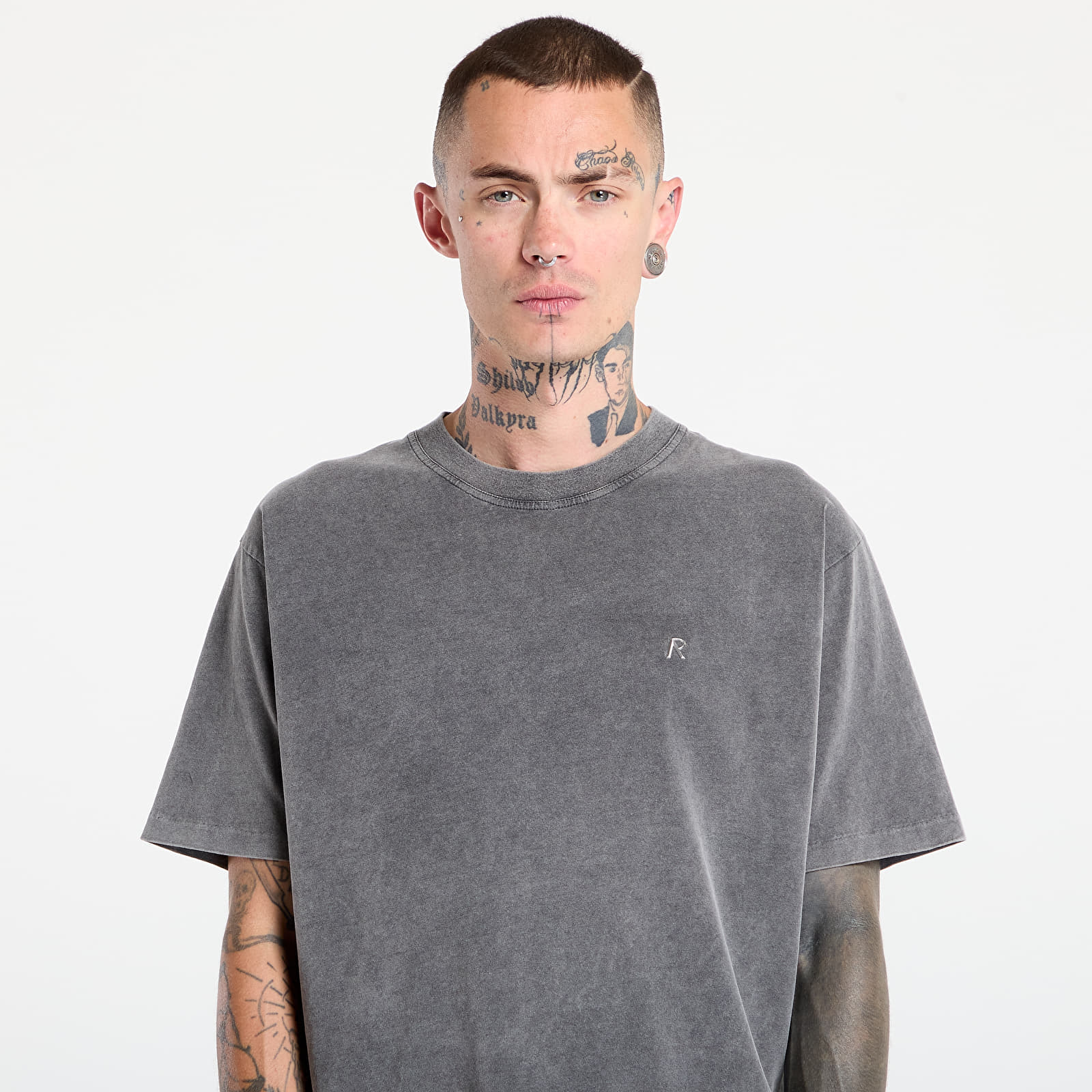 Marškinėliai REPRESENT Metal Initial R T-Shirt Vintage Grey