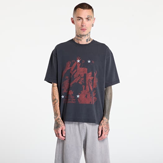 Marškinėliai MISBHV Mudd Club T-Shirt Washed Black