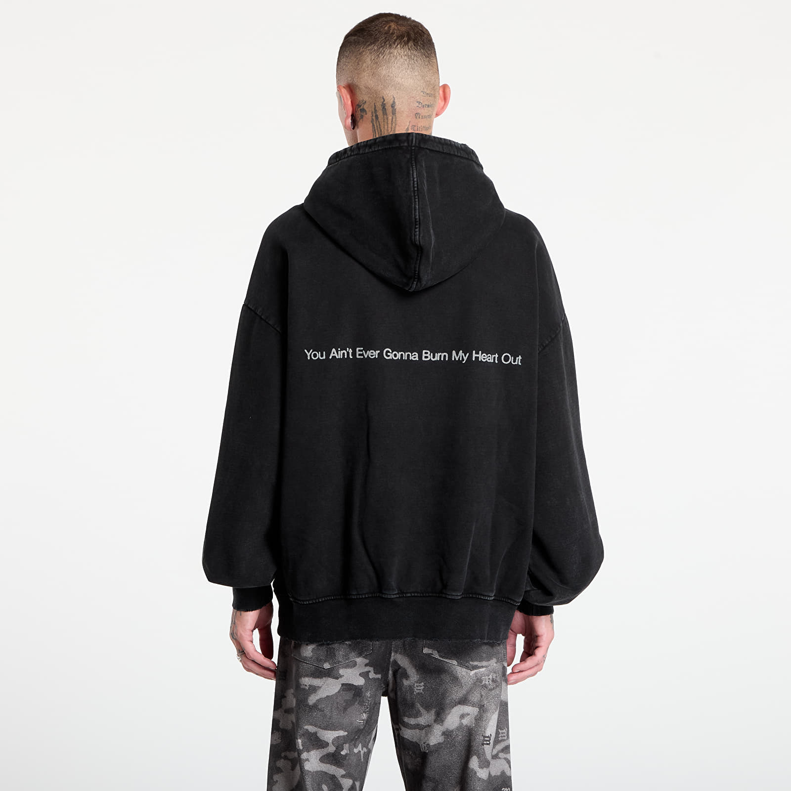 Džemperiai su gobtuvais ir džemperiai MISBHV Goth Hoodie Black