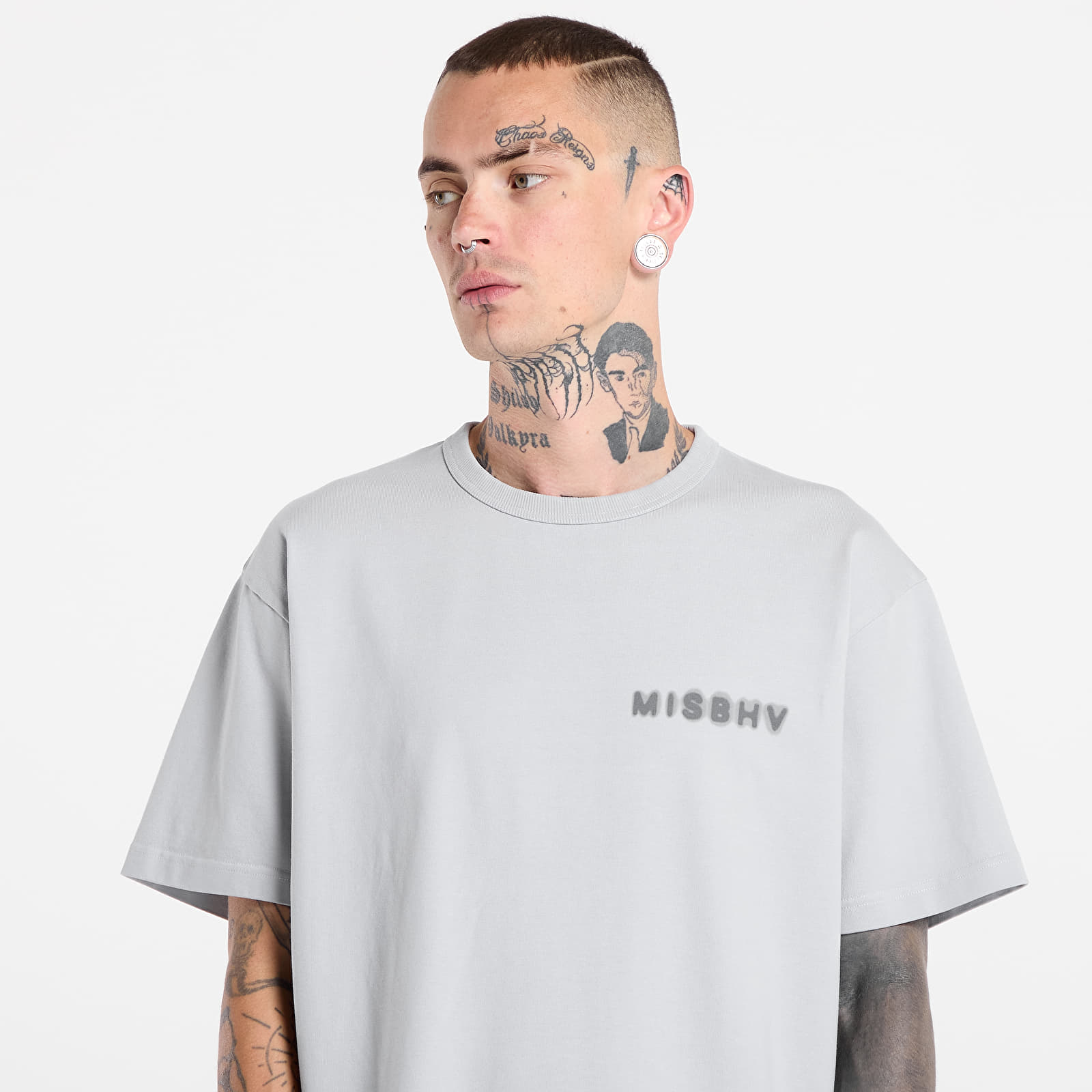 Marškinėliai MISBHV Community T-Shirt Light Grey
