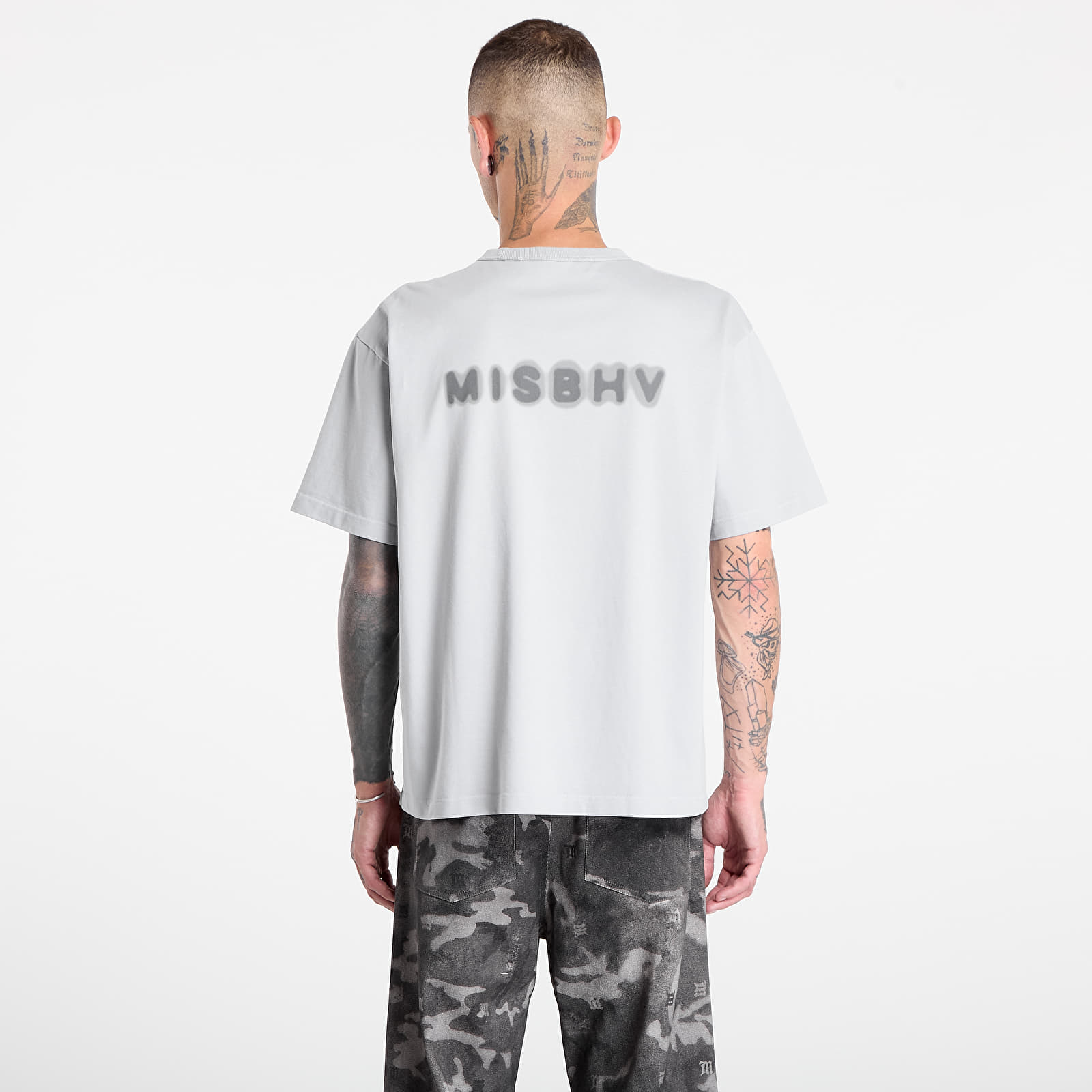 Marškinėliai MISBHV Community T-Shirt Light Grey