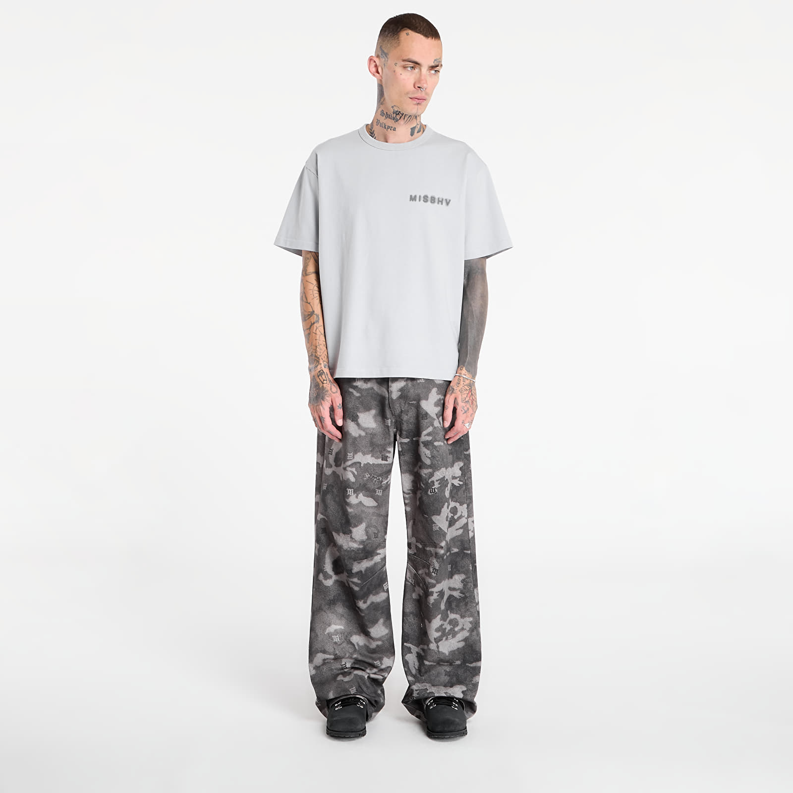 Marškinėliai MISBHV Community T-Shirt Light Grey