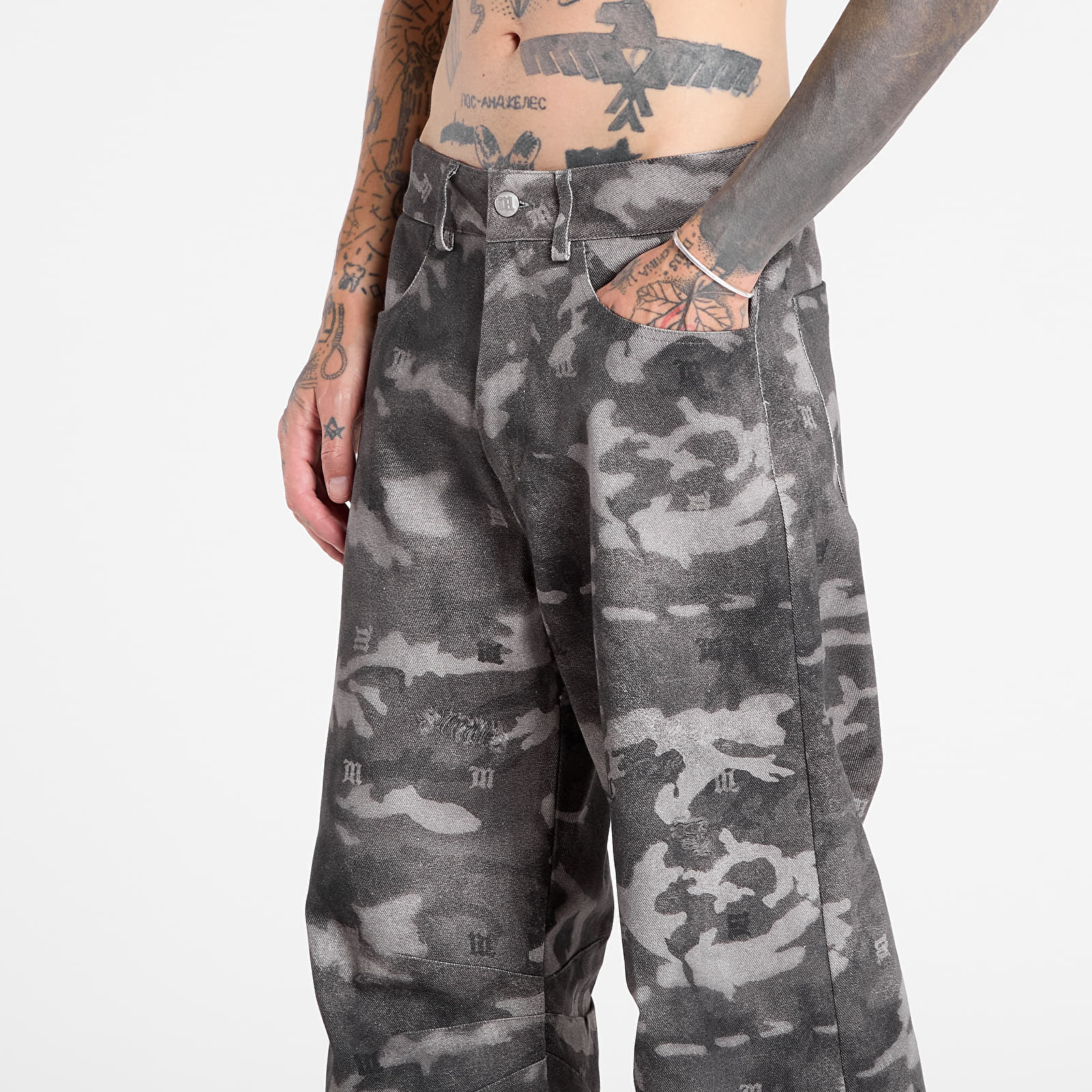 Pantaloni MISBHV Camo Trousers Grey