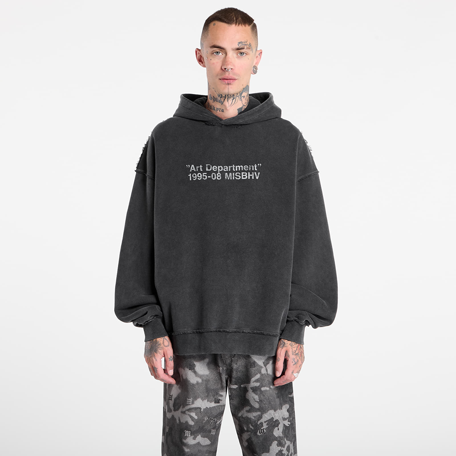 Džemperiai su gobtuvais ir džemperiai MISBHV Basic Hoodie Grey