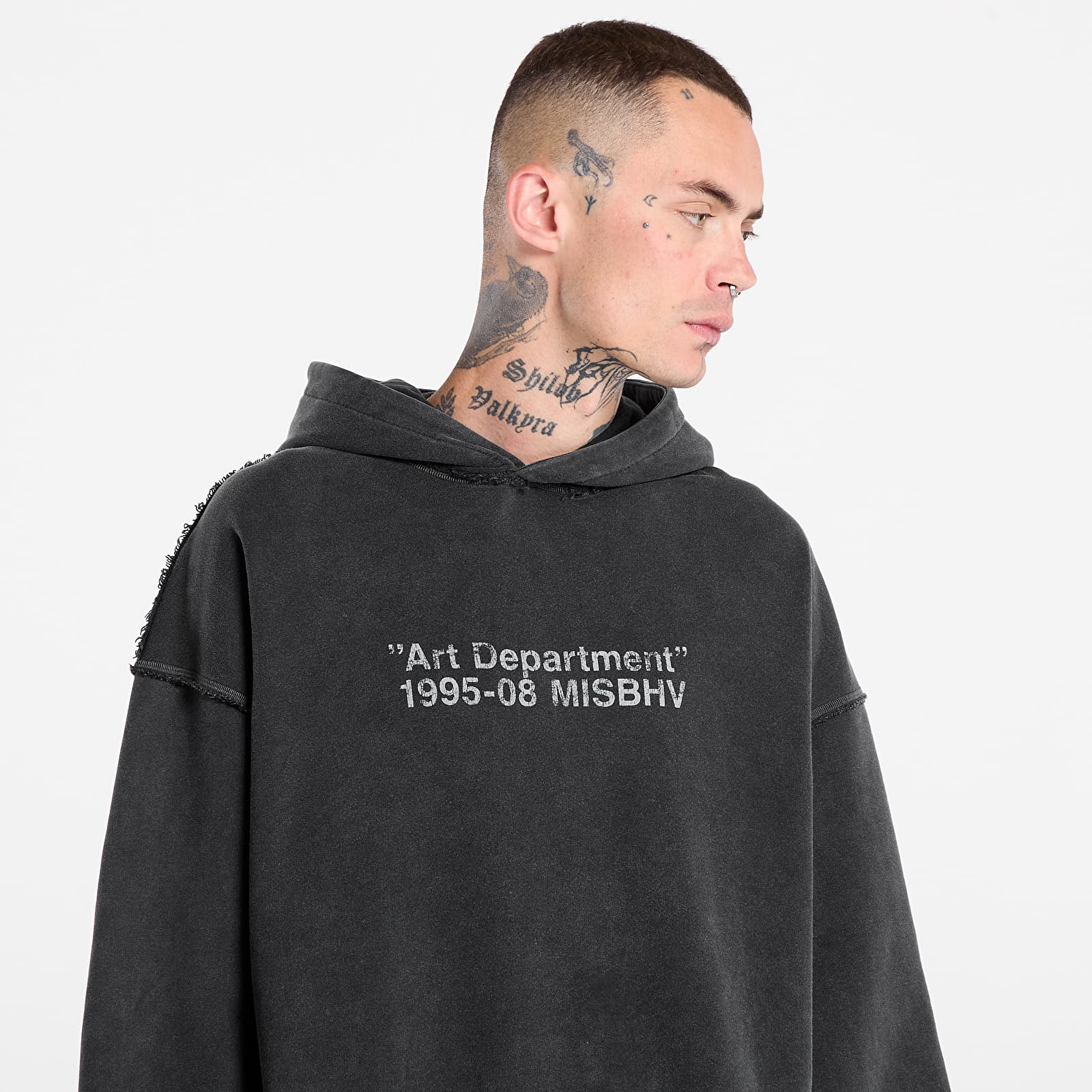 Džemperiai su gobtuvais ir džemperiai MISBHV Basic Hoodie Grey