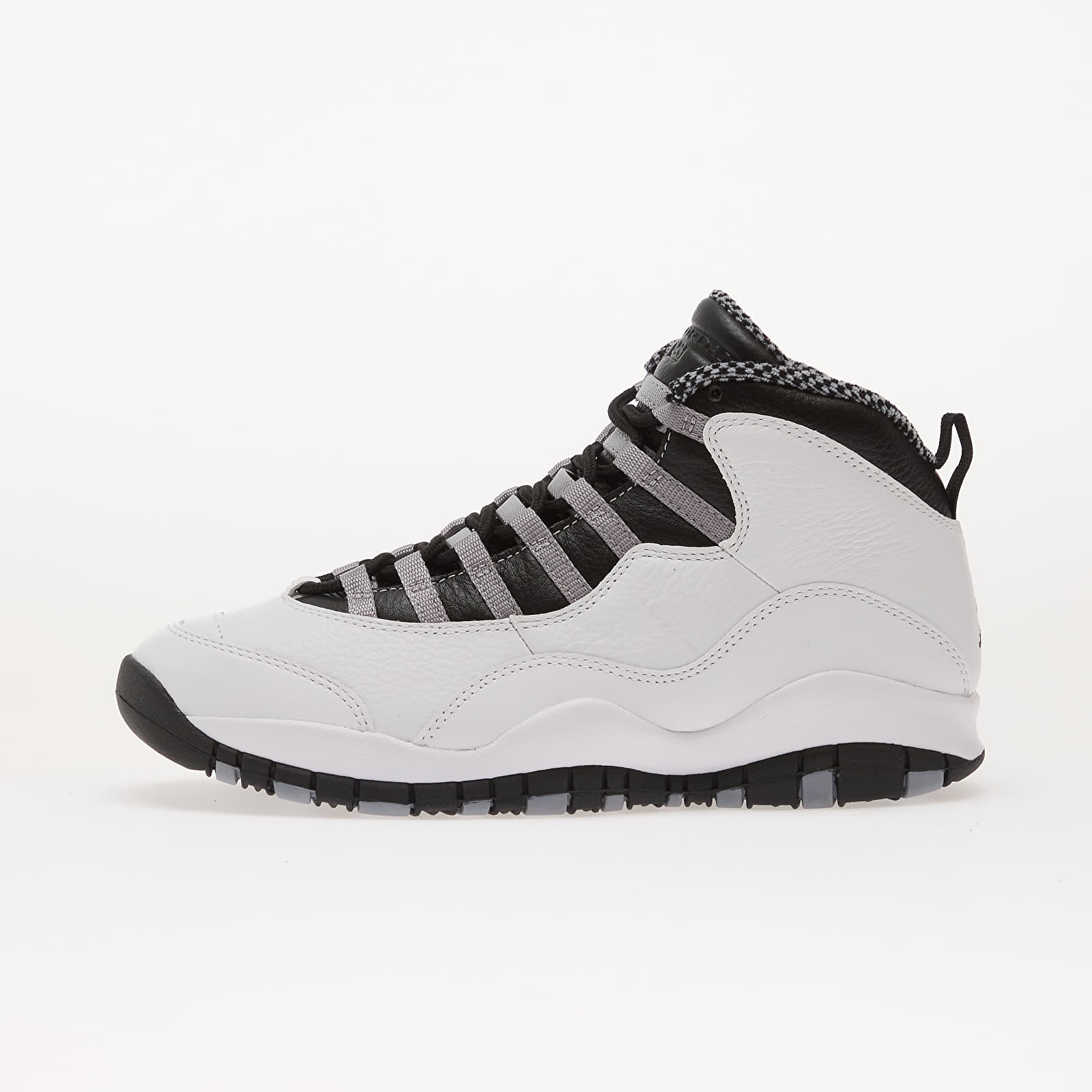 Herren Sneaker und Schuhe Air Jordan 10 Retro White/ Black-Lt Steel Grey-Dk Powder Blue
