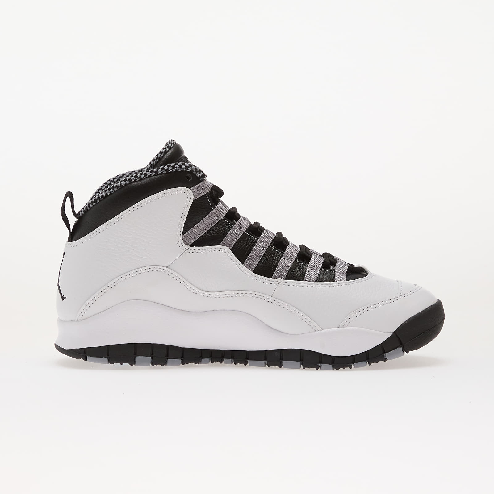 Herren Sneaker und Schuhe Air Jordan 10 Retro White/ Black-Lt Steel Grey-Dk Powder Blue