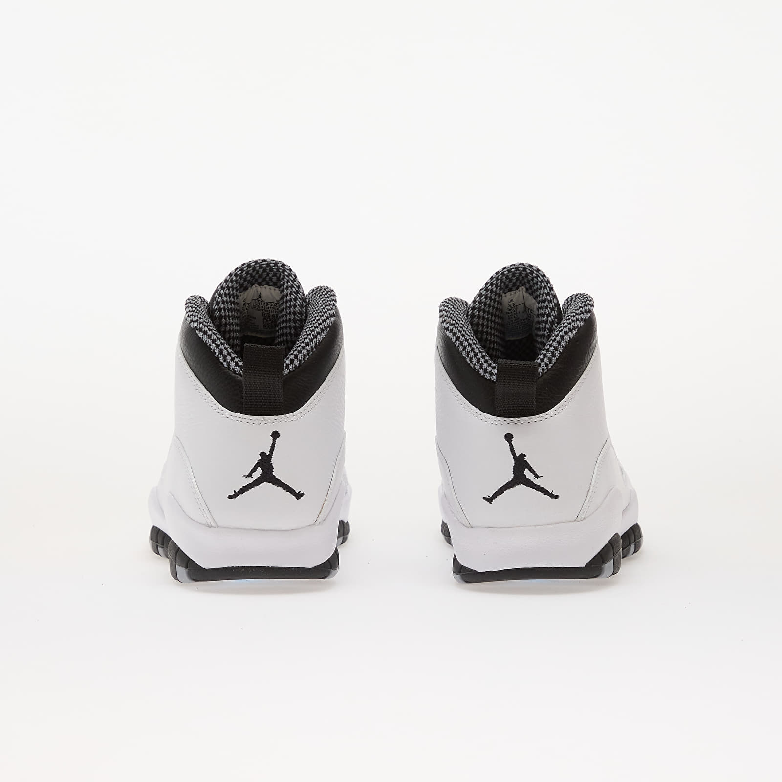 Herren Sneaker und Schuhe Air Jordan 10 Retro White/ Black-Lt Steel Grey-Dk Powder Blue