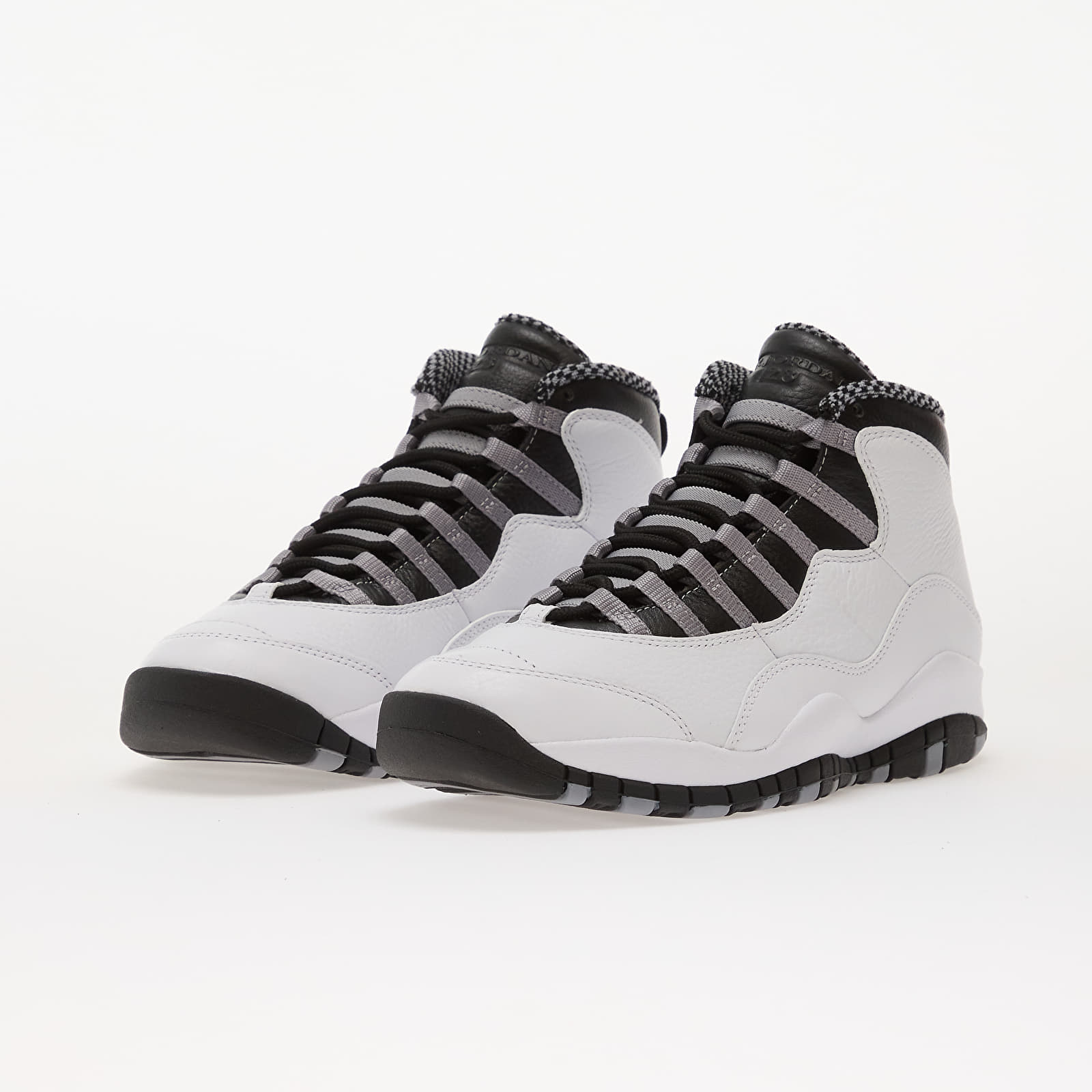 Herren Sneaker und Schuhe Air Jordan 10 Retro White/ Black-Lt Steel Grey-Dk Powder Blue