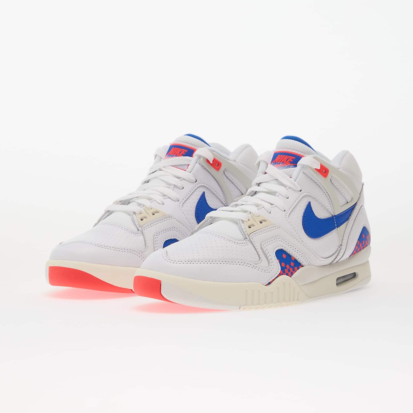 Herren Sneaker und Schuhe Nike Air Tech Challenge 2 White/ Royal Blue-Laser Crimson