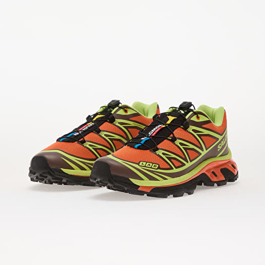 Salomon XT-6 Red Orange/ Sharp Green/ Black | Footshop