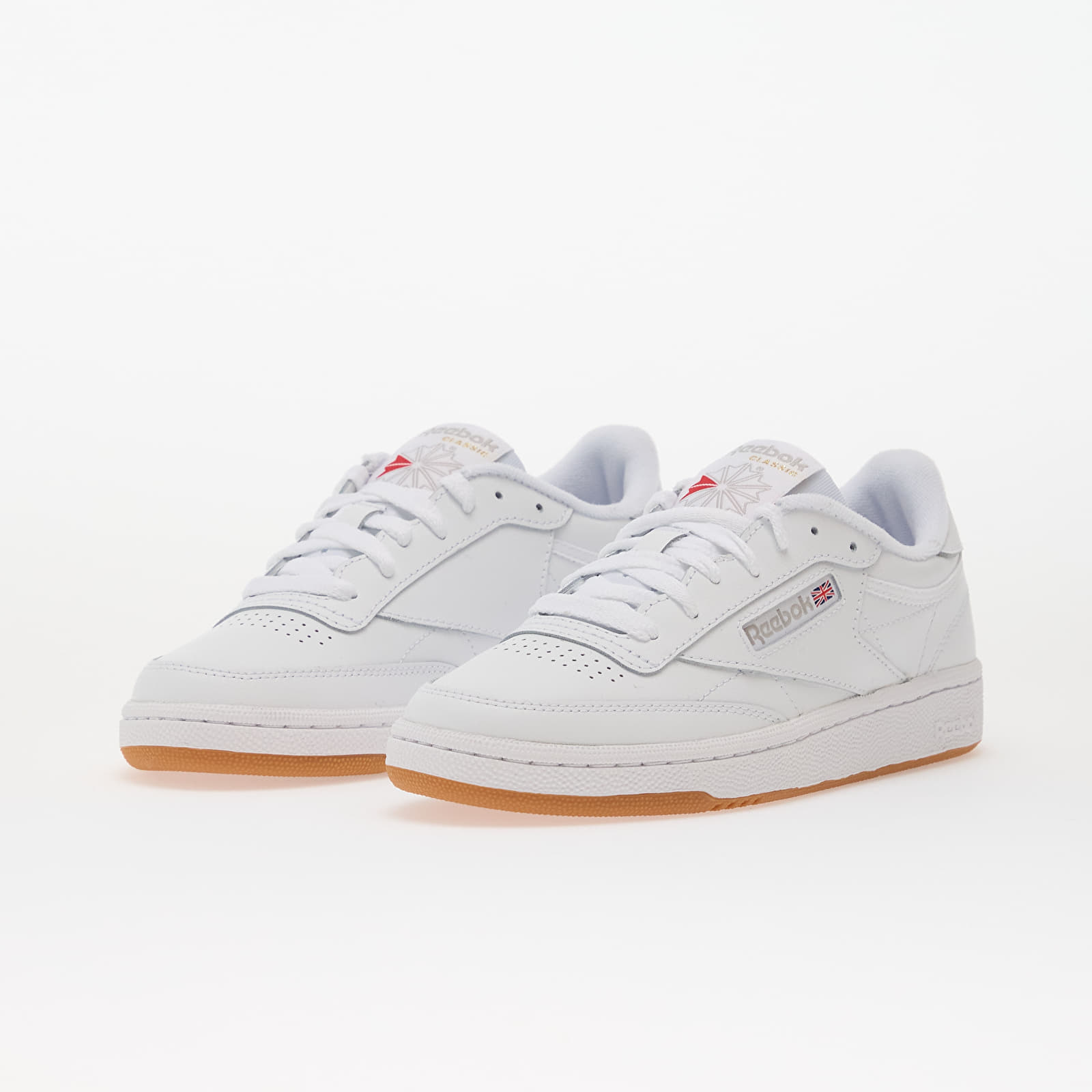 Moteriška avalynė Reebok Club C 85 White/ Light Grey/ Gum