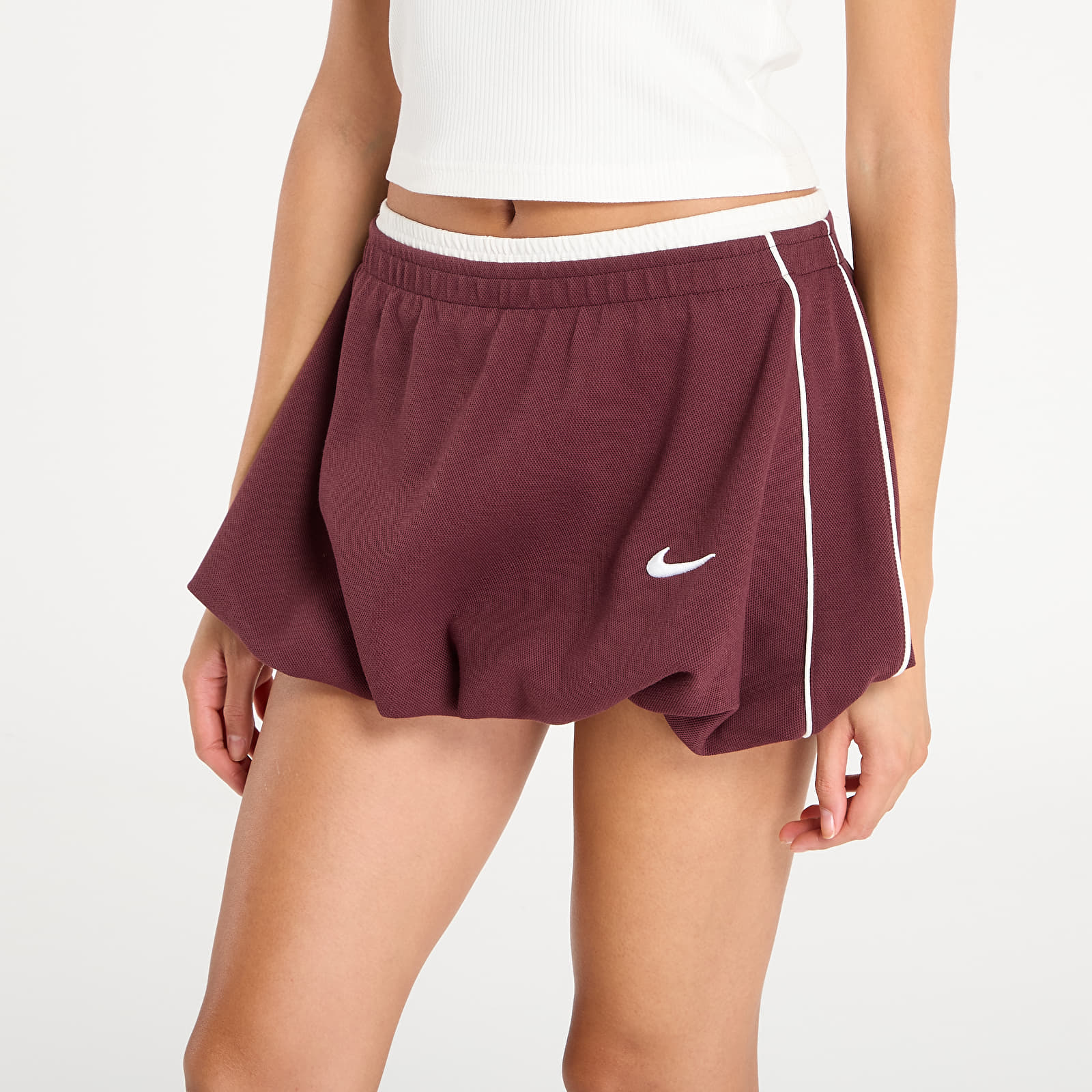 Women's skirts Nike W Bubble Skirt Burgundy Crush/ Sail