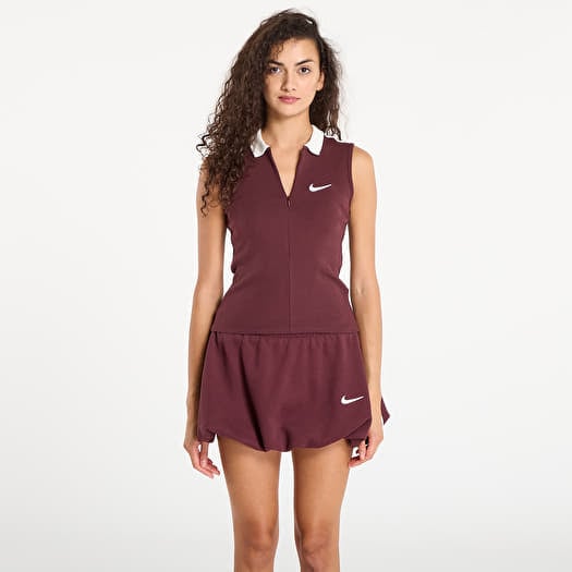 Tank top Nike W Fitted Tank Burgundy Crush/ Sail