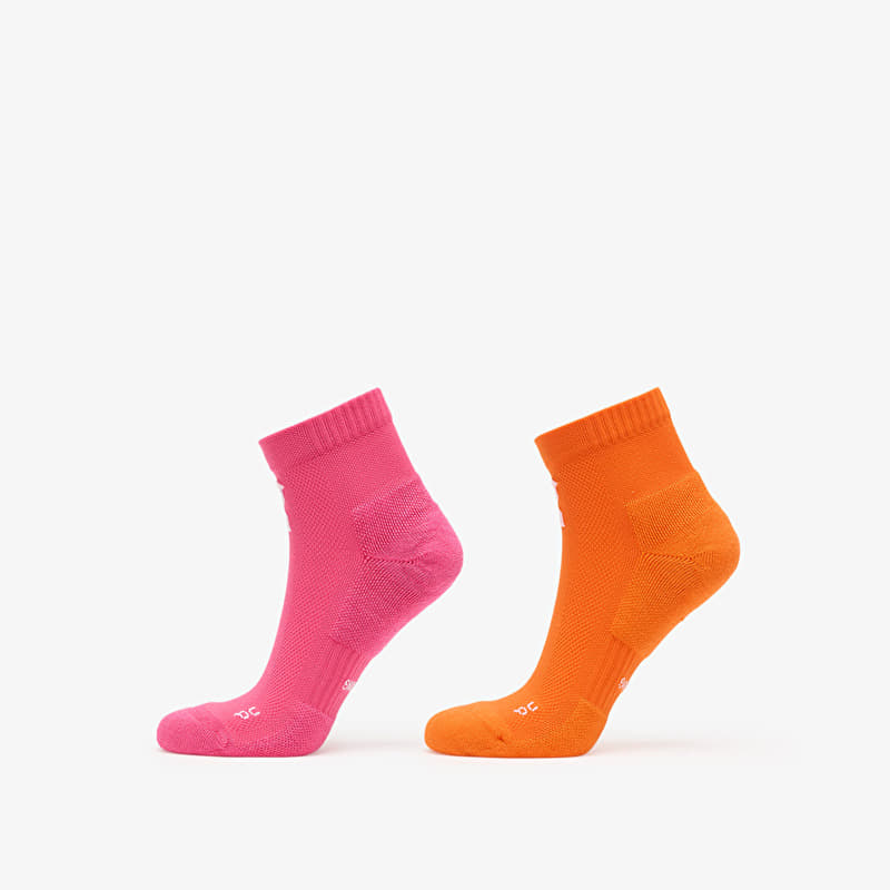 Calzini On Core Run Sock Mid 2-Pack Flame/ Pink